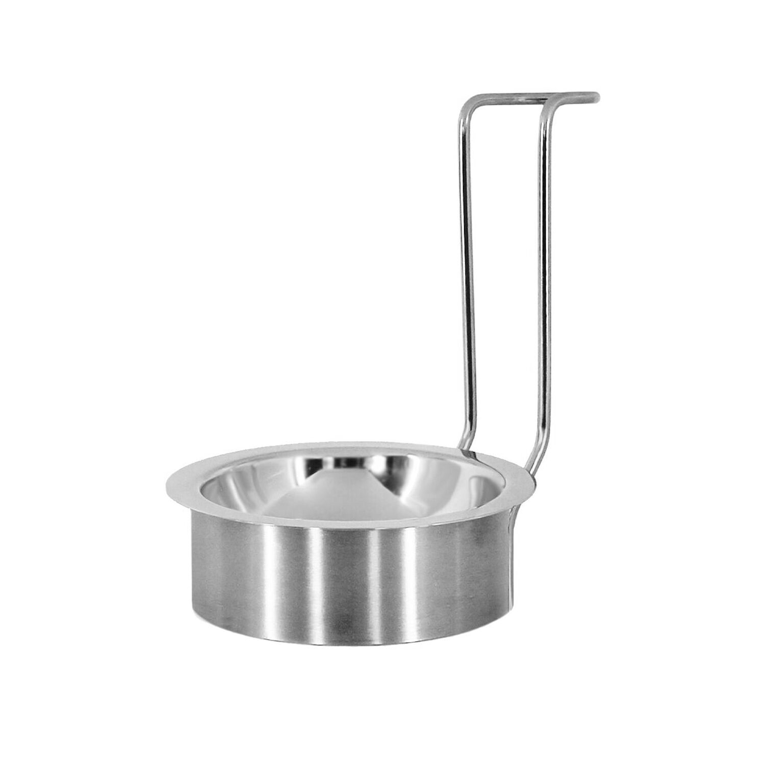 (3 pcs) Plateau à louches - Rond - Acier inoxydable - Ø115mm x H:175mm | Lot de 3 plateaux à louches