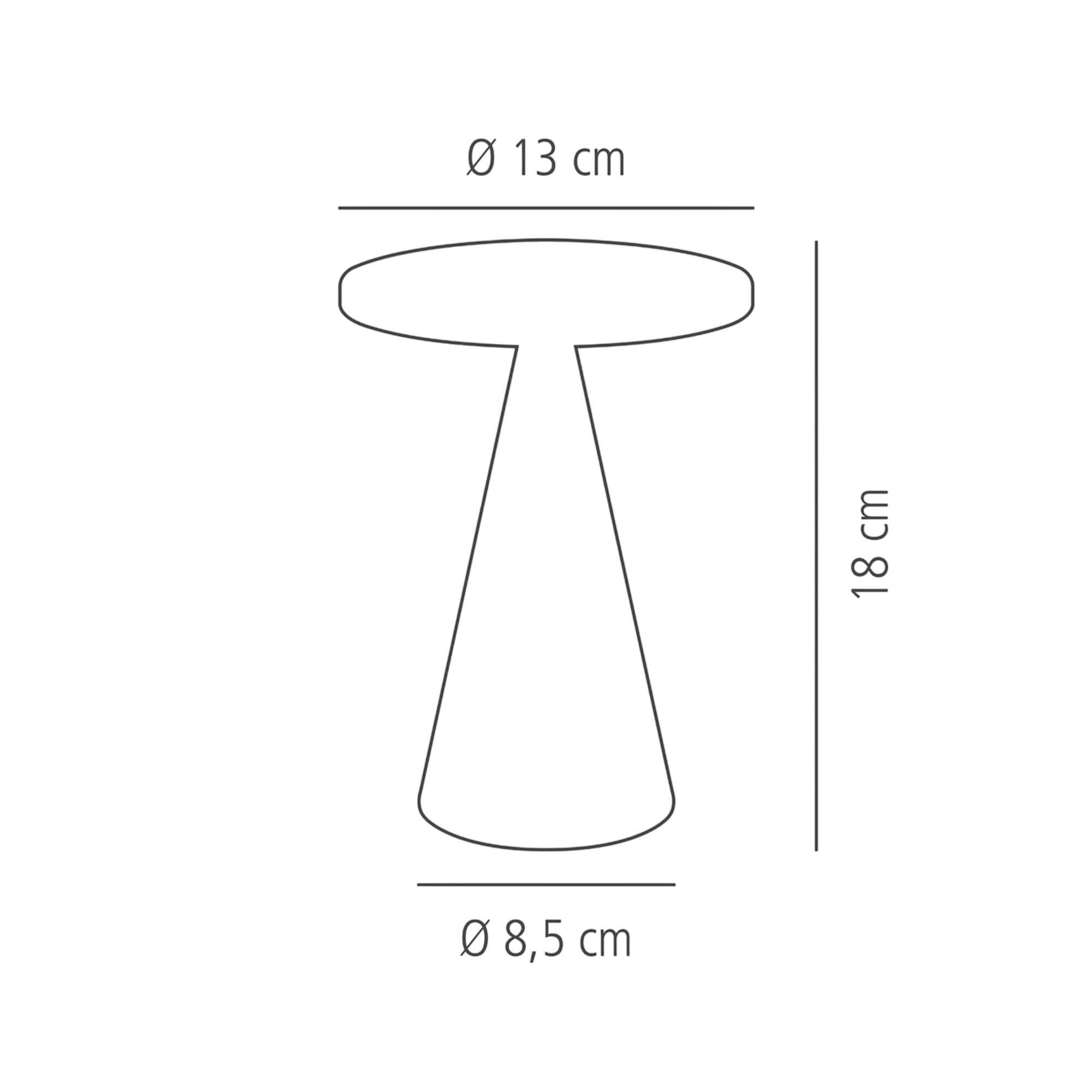 Lampe de table – CONE – Ø 130 mm – Or
