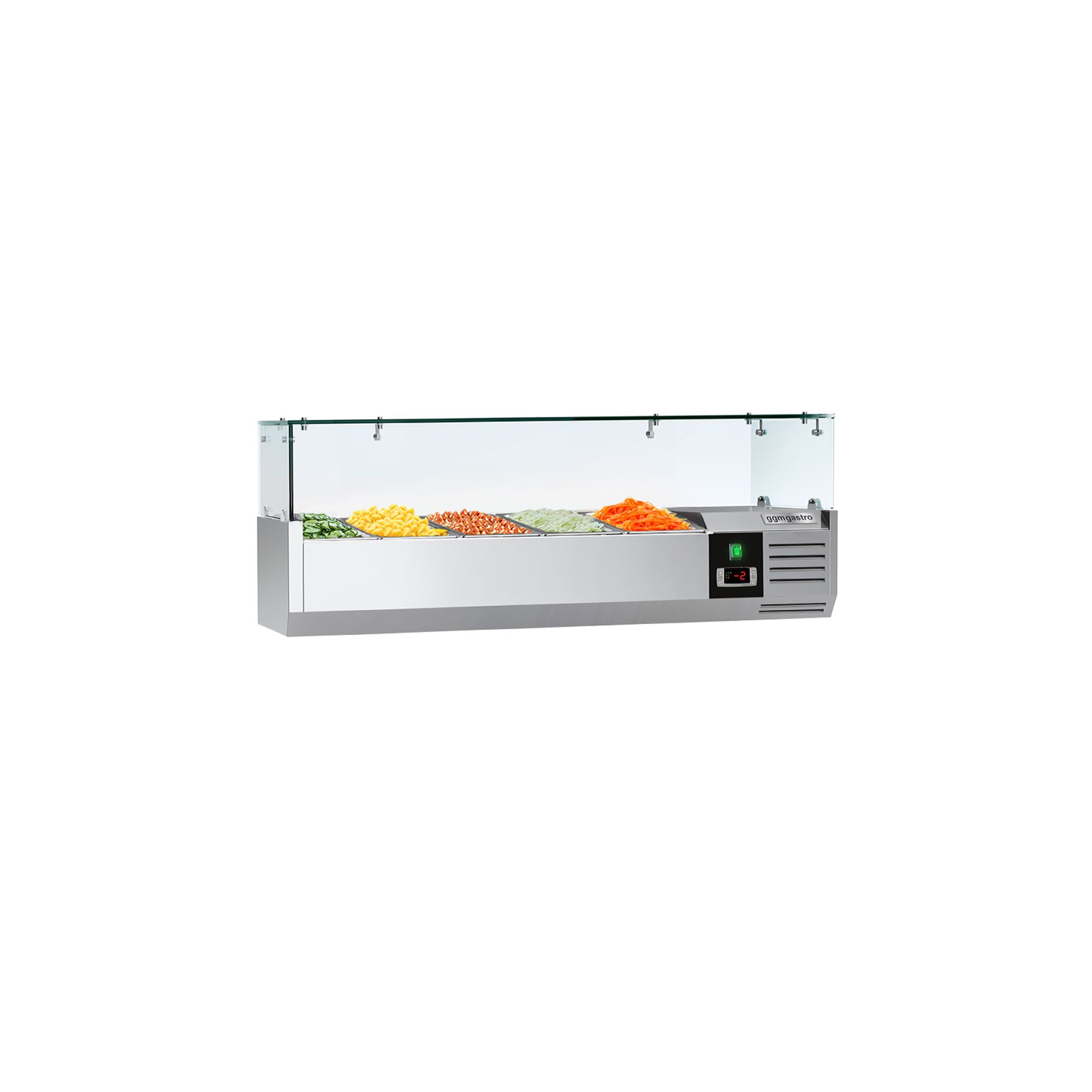 Vitrine Réfrigérée à Ingrédients PREMIUM - 1200x335mm - 5x GN 1/4