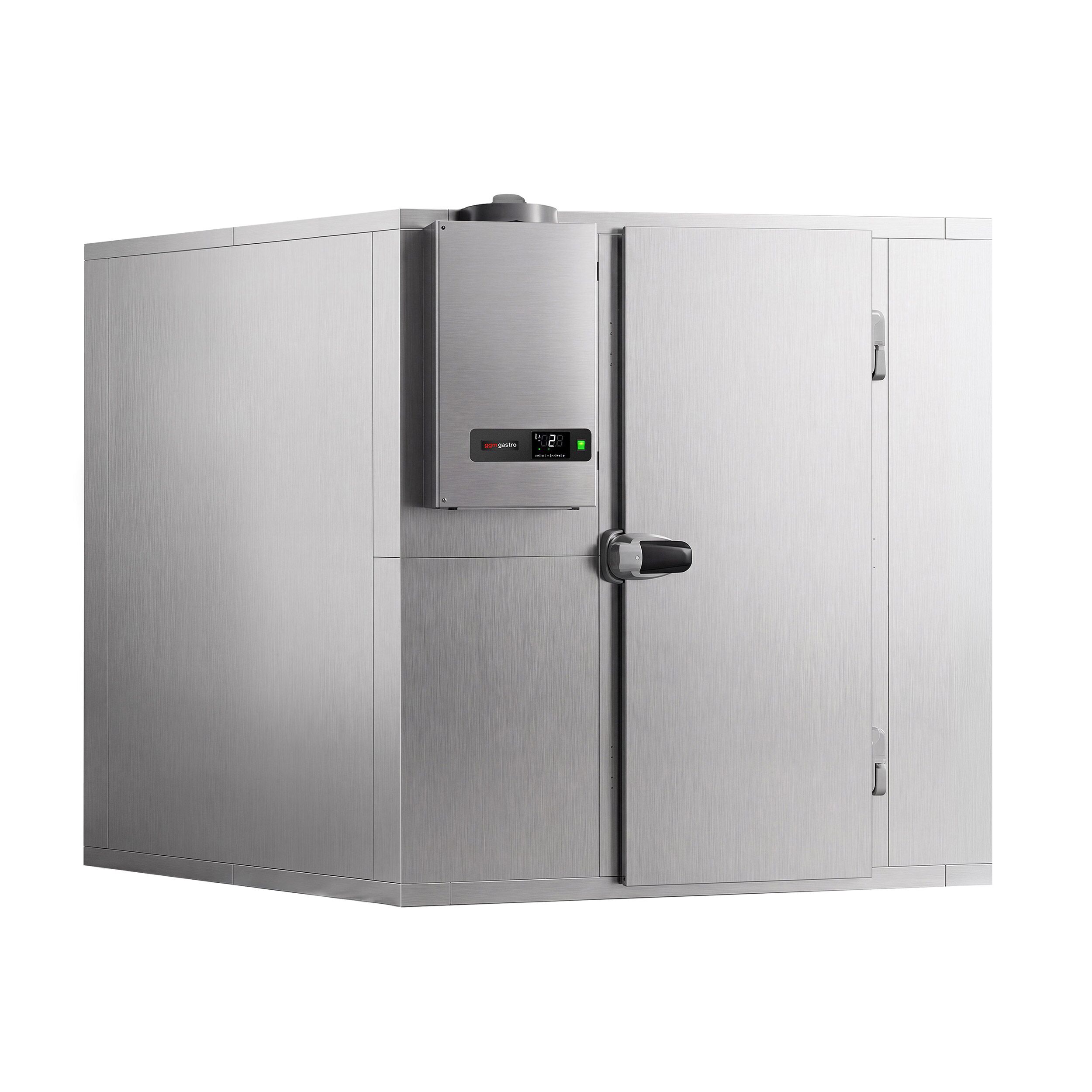 RVS koelcel - 1800x1800mm - 4,97m³ - incl. koelmotor