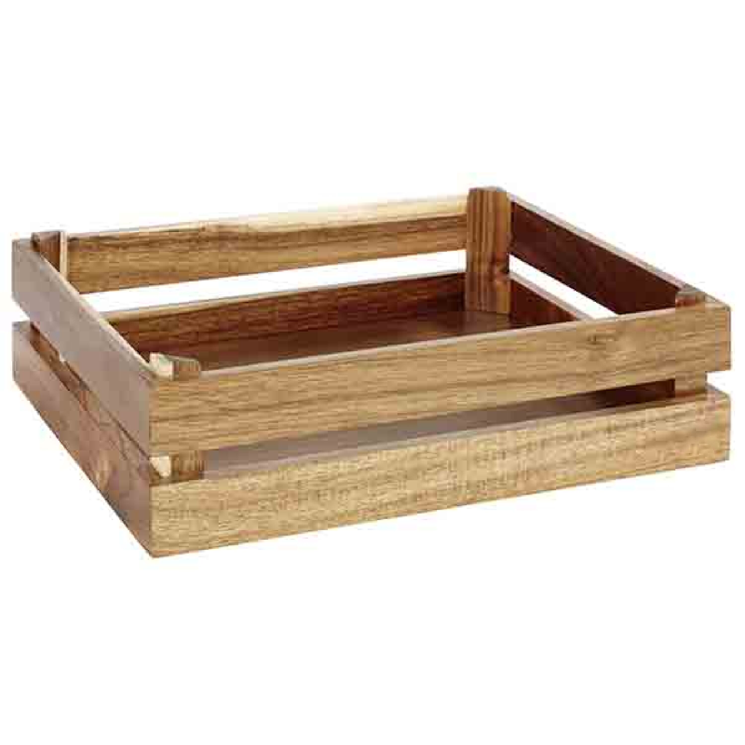 Caisse pour buffet - SUPERBOX - Bois - Brun - Hauteur:105mm - compatible avec GN 1/2