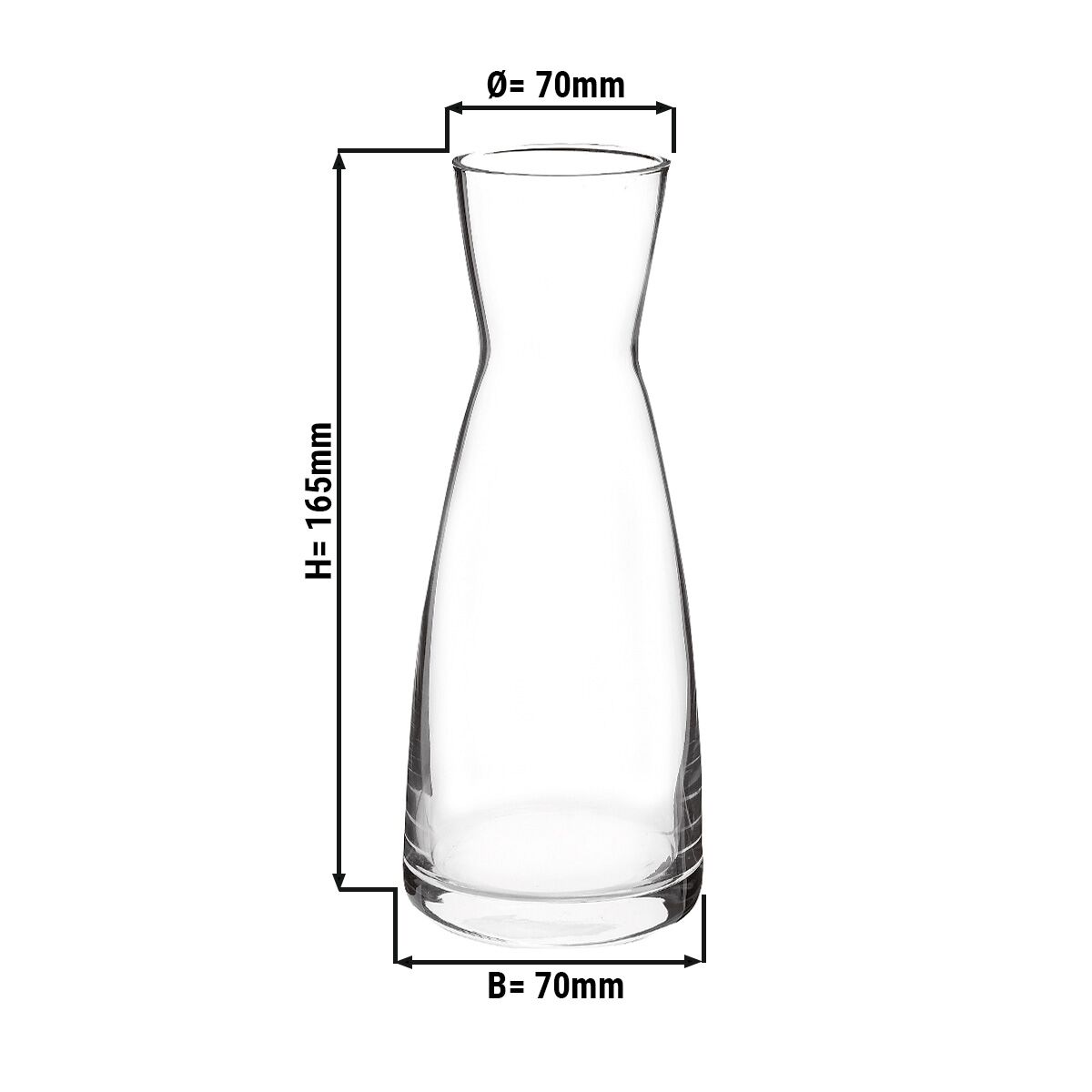 (6 Stück) Karaffe Bormioli Rocco - VILLAGE - 250ml