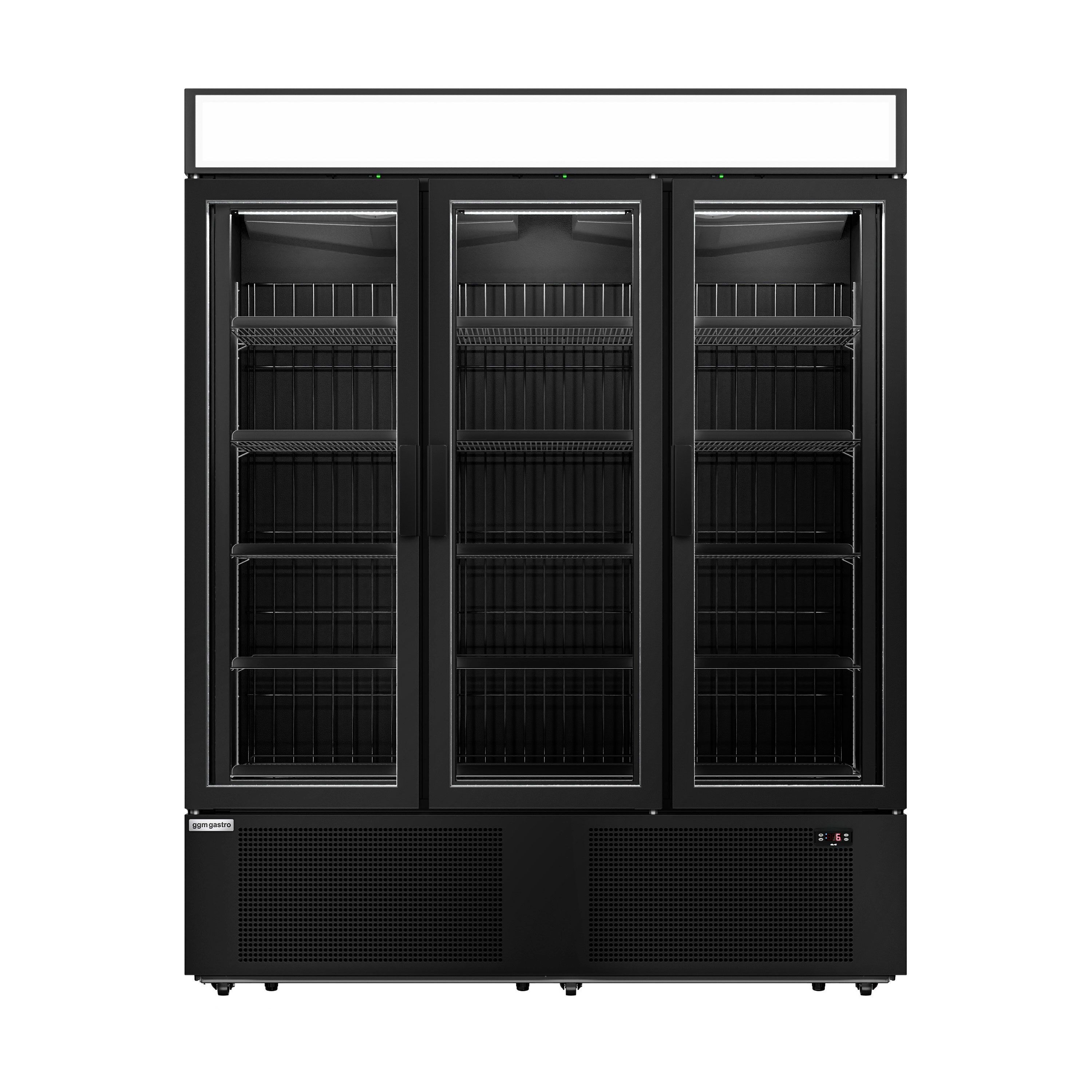 Vitrine réfrigérée à boissons - 1325 litres - avec 3 portes vitrées et écran publicitaire
