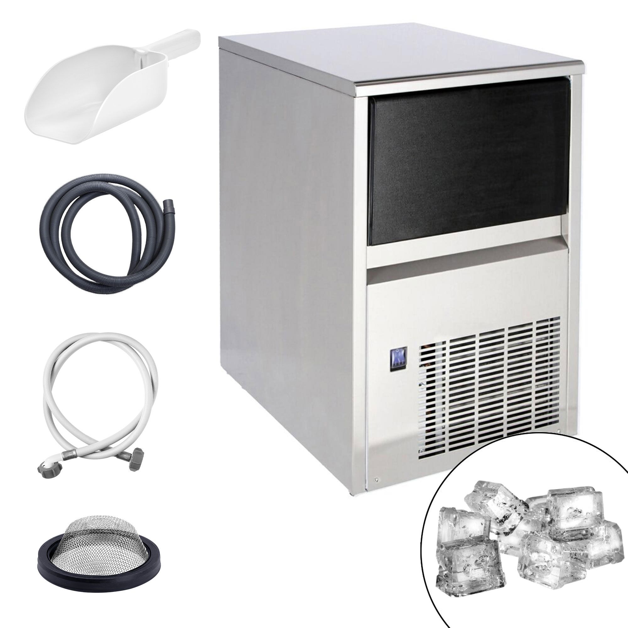 Machine à glaçons - Cubes - 23 kg/24 h