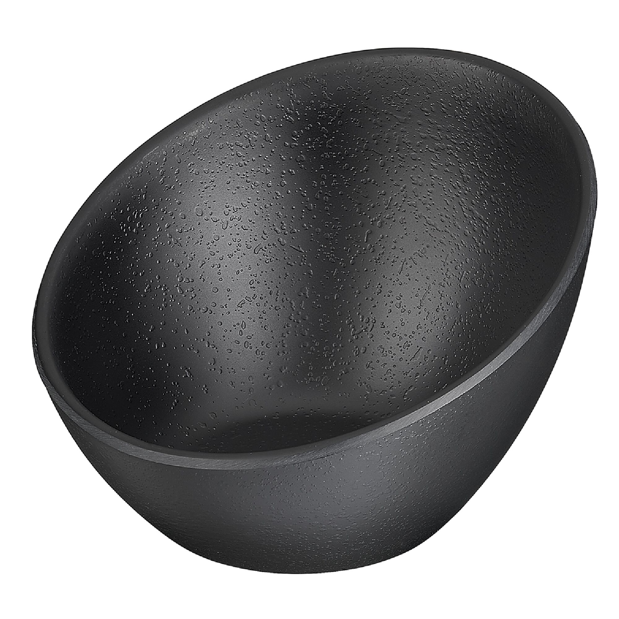 (6 pièces) Bol - ZEN - Mélamine - 0,15 litre - Ø 125 mm - Noir