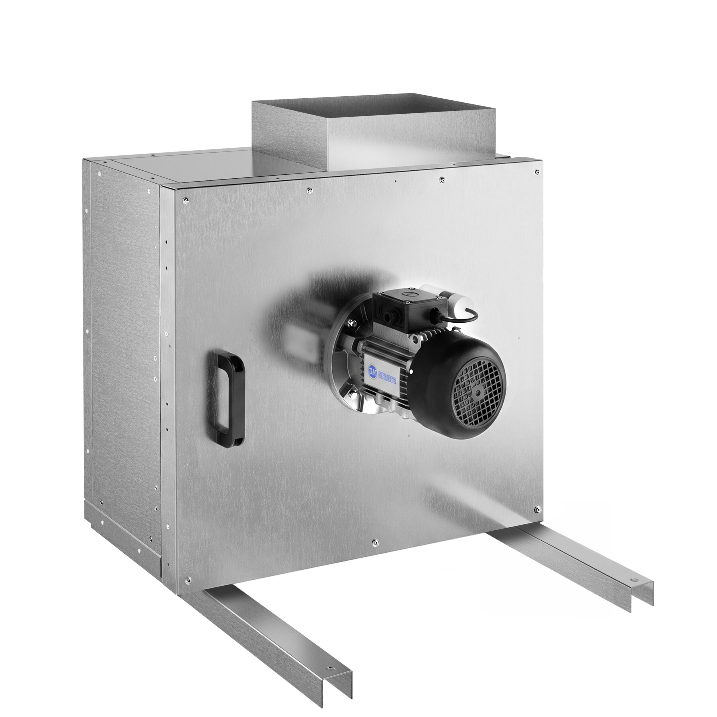Airbox Pro - 2500m³ pro Stunde - 230 Volt - Aufklappbar - für Holzkohlegrills & hohe Temperaturen