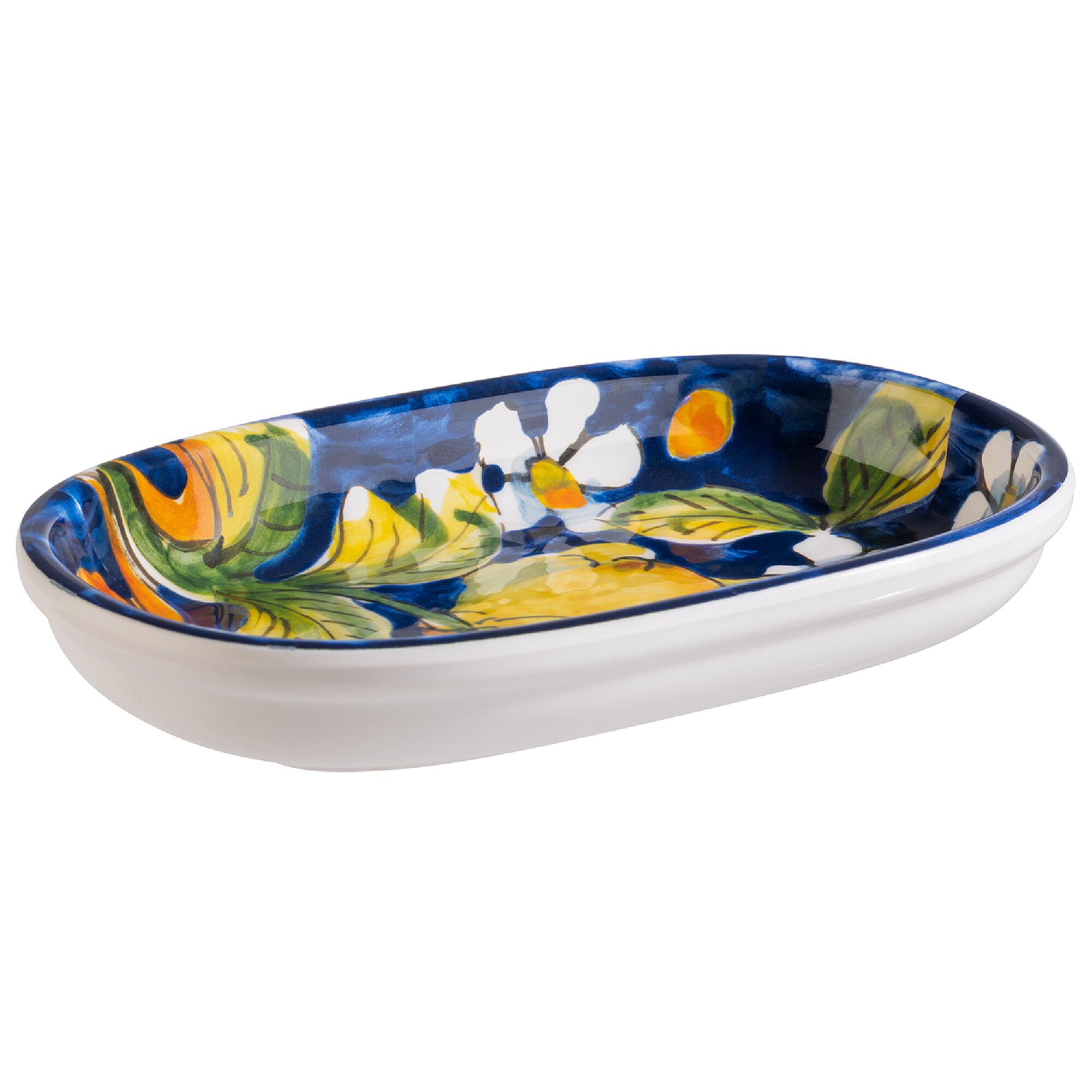 (6 pcs) Coupe - MEDITERRANEAN - Mélamine - 200ml - rectangulaire - 182x115mm - Profondeur : 30mm - Multicolore