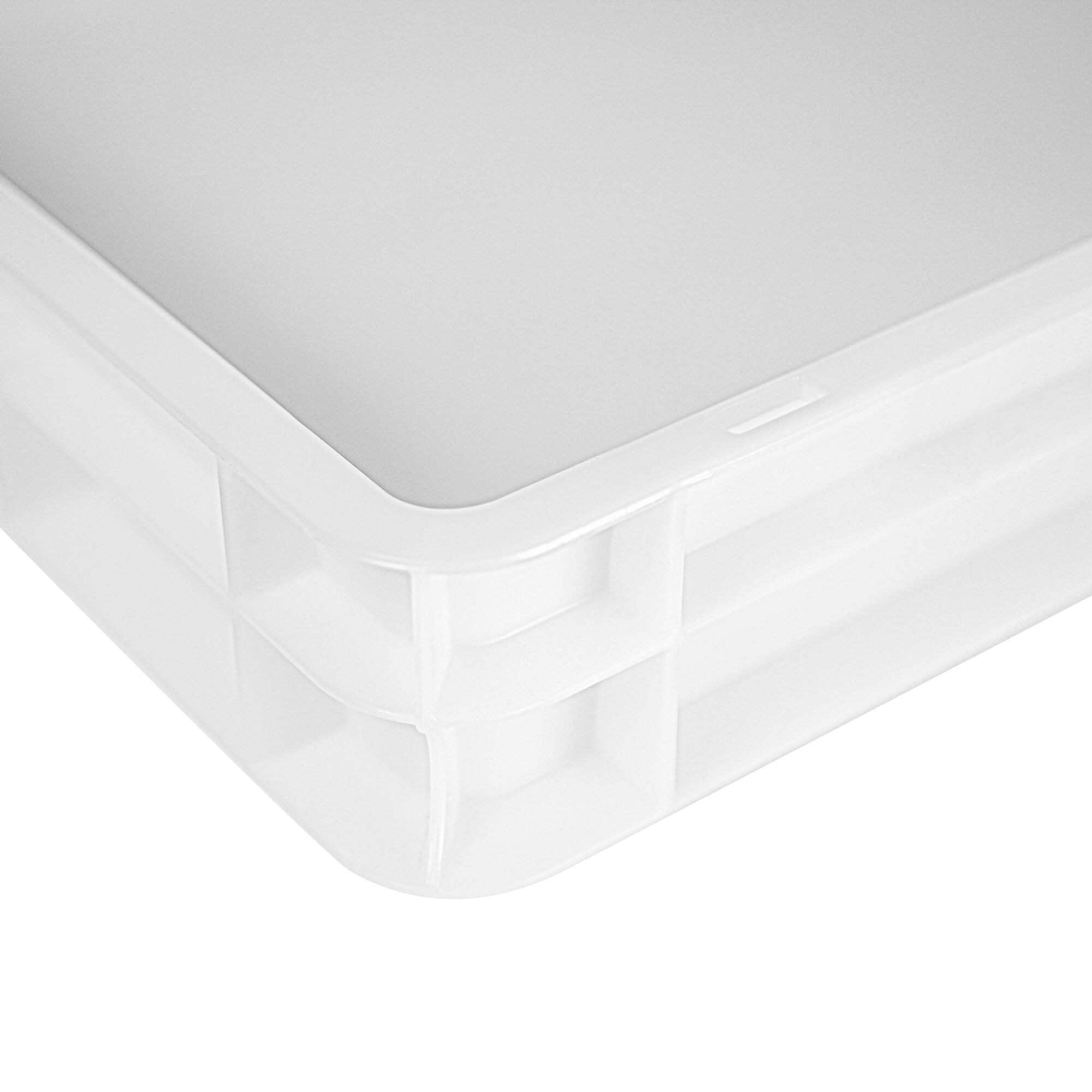 (16pcs) Bac à pâtons - 600x400mm - Hauteur: 70mm - Polypropylène - Blanc