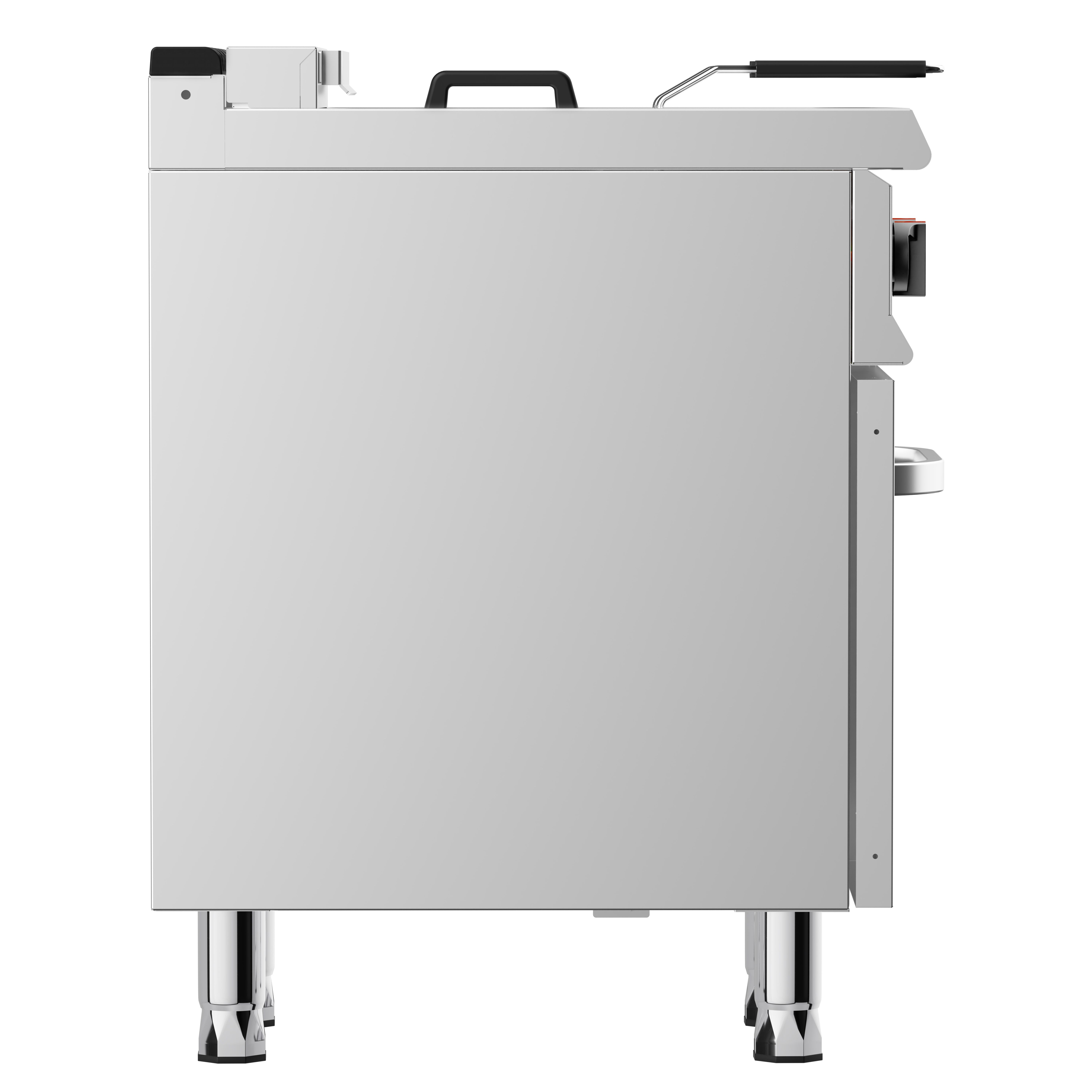 Elektro Fritteuse - 18 Liter - 14 kW - inkl. Unterbau mit 1 Tür