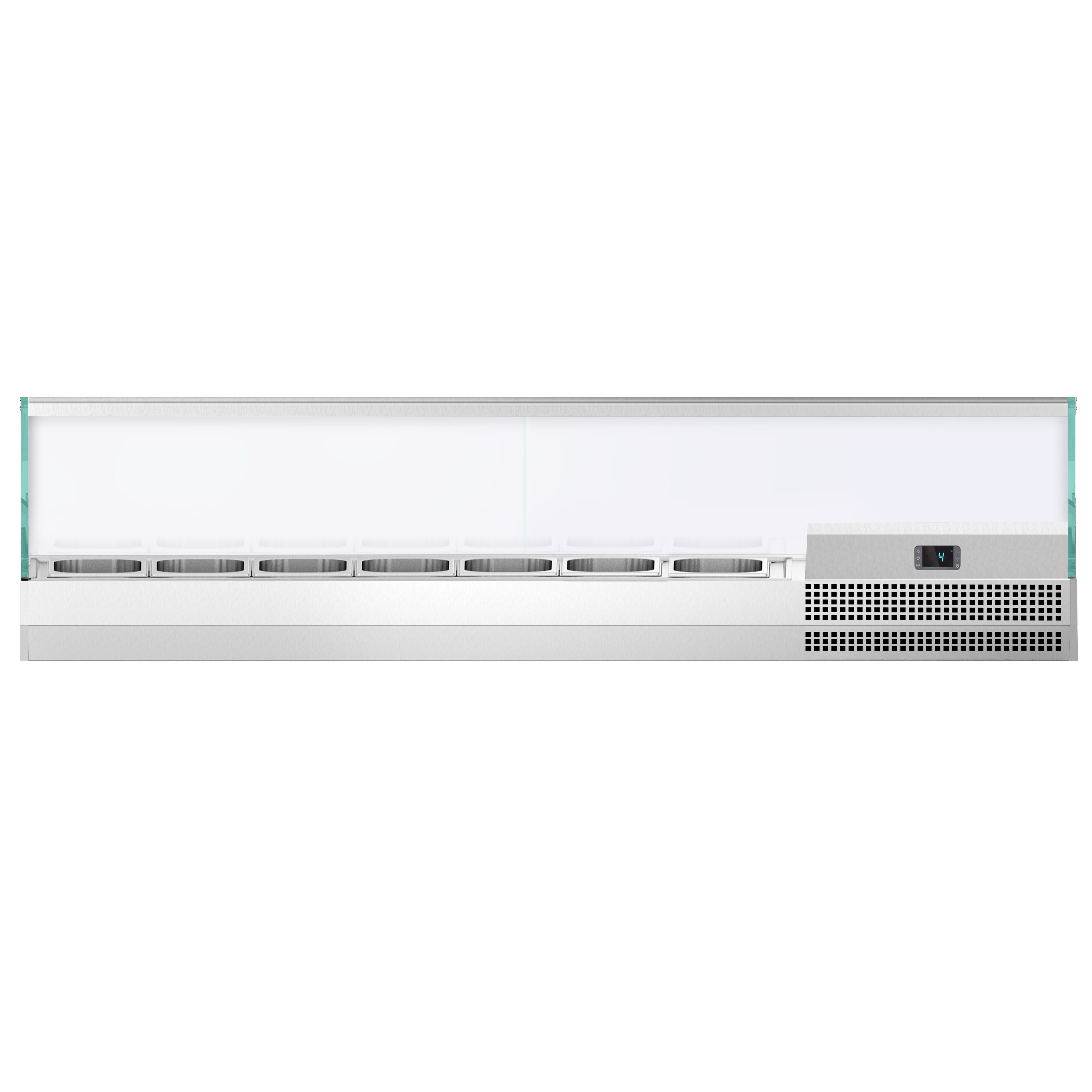Vitrine Réfrigérée à Ingrédients PREMIUM PLUS - 1733x353mm - 7x GN 1/4