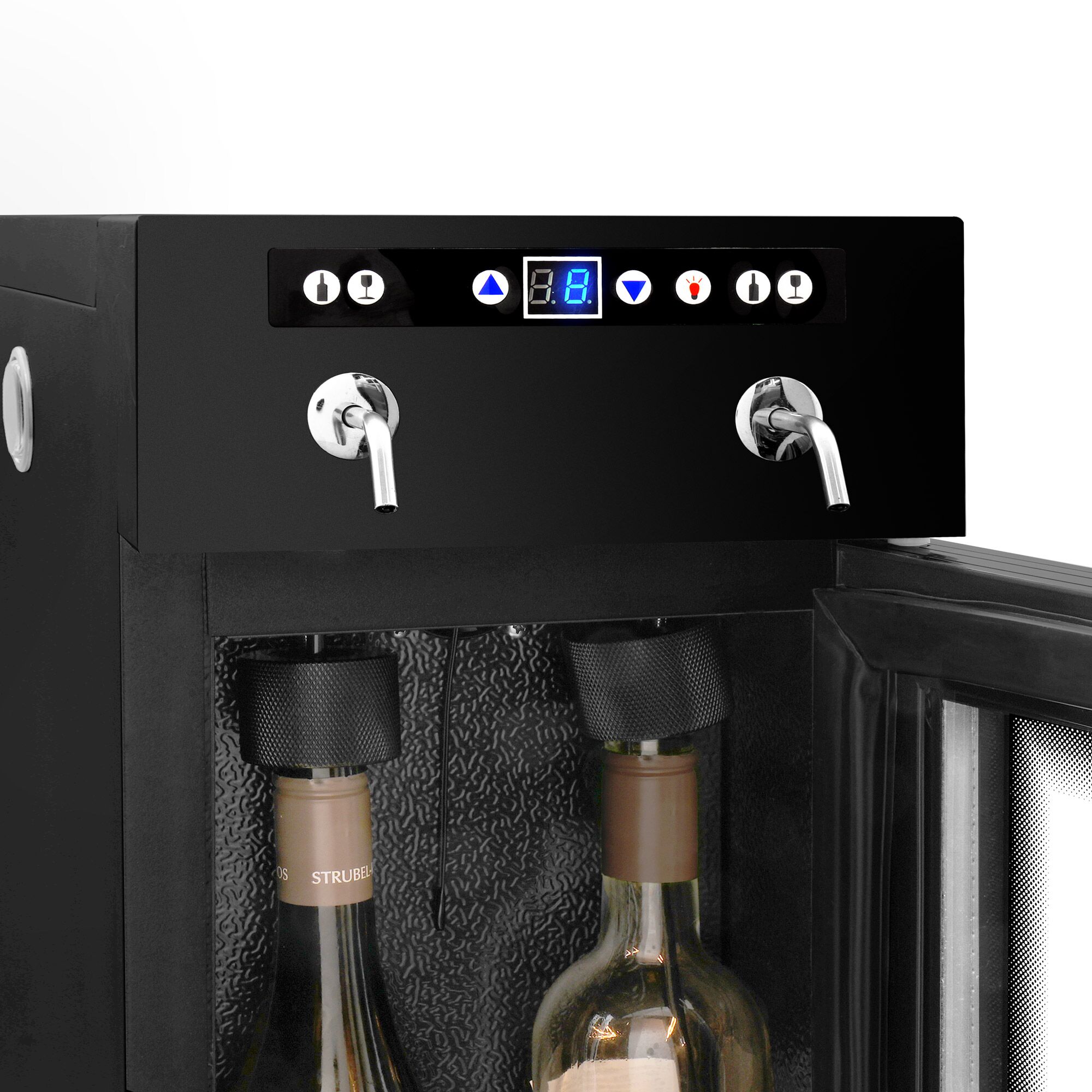 Refrigerated Wine Dispenser - Single Zone - 2 Bottle