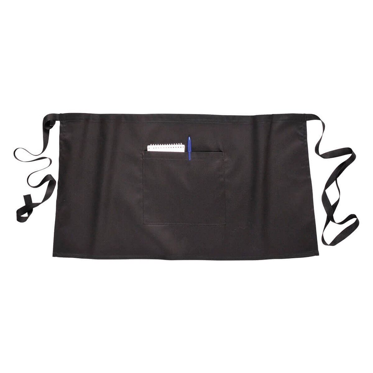 (5 pcs) Tablier de bar - Noir - Longueur: 38cm