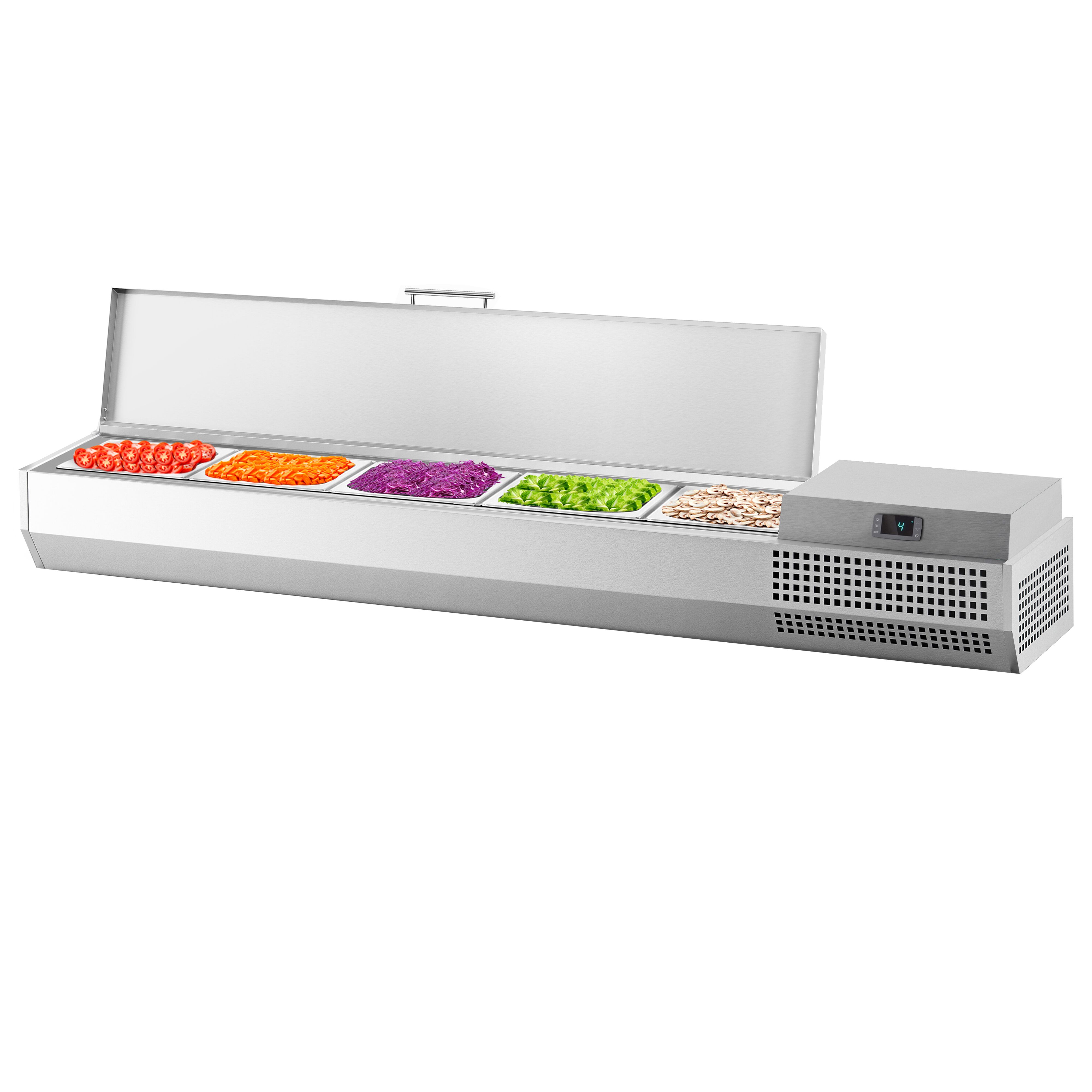Vitrine Réfrigérée à Ingrédients PREMIUM PLUS - 1493x413mm - 5x GN 1/3