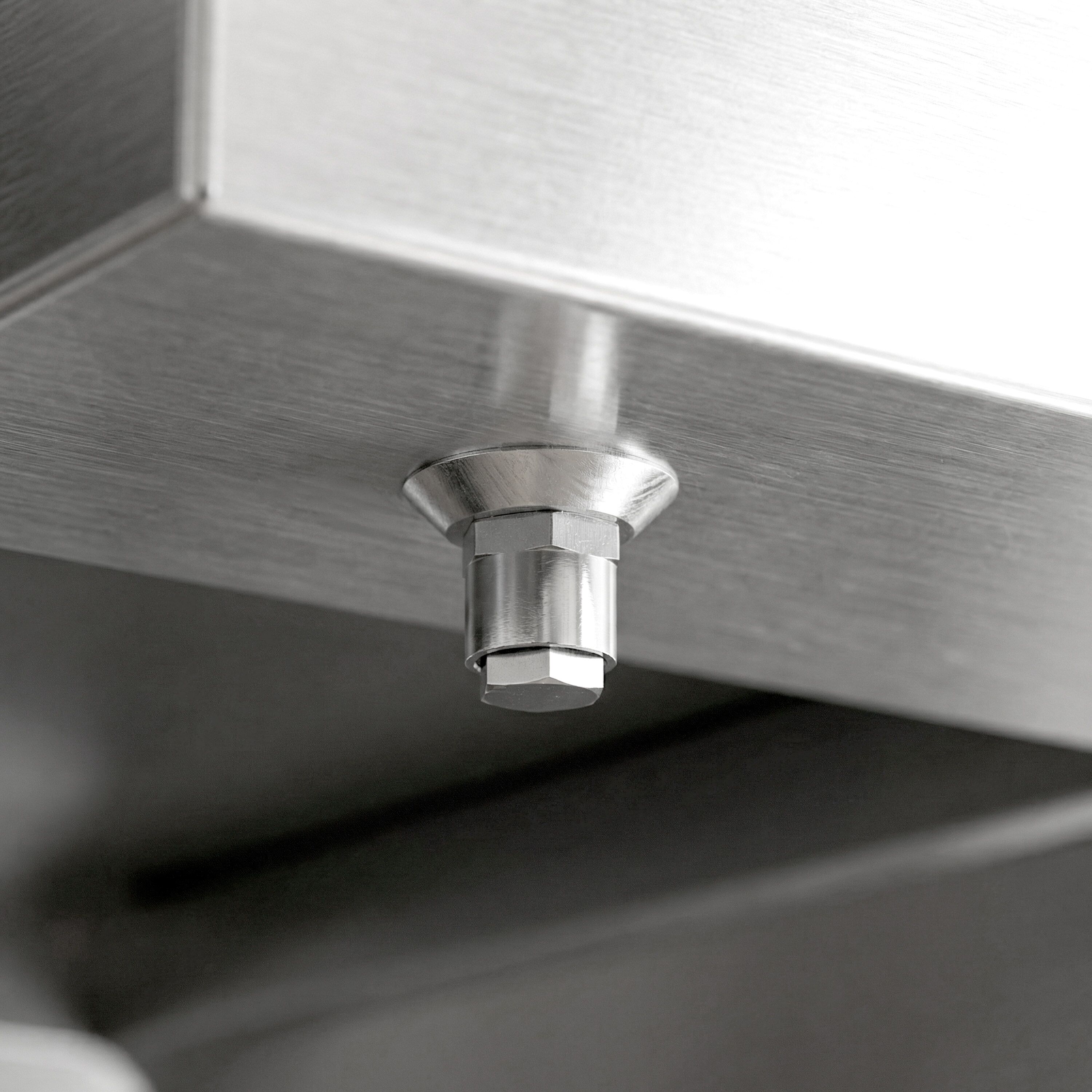 Hotte murale avec moteur - 2000mm - avec régulateur, filtre & lampe