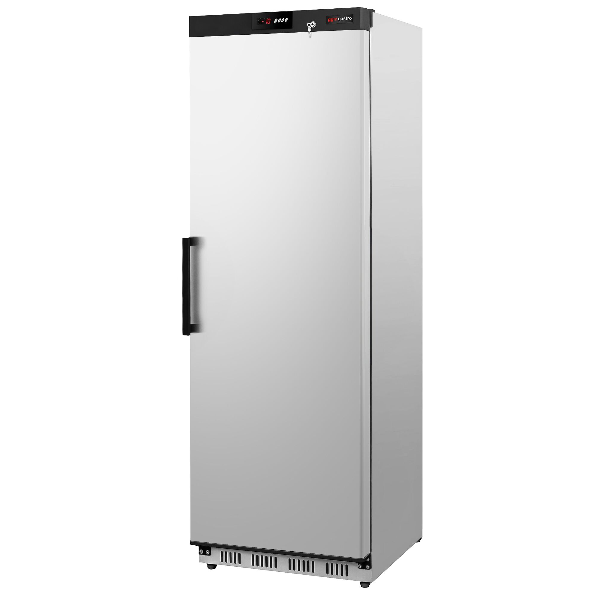 Congélateur de stockage inox PREMIUM – 400 litres – avec 1 porte – intérieur de la porte en plastique