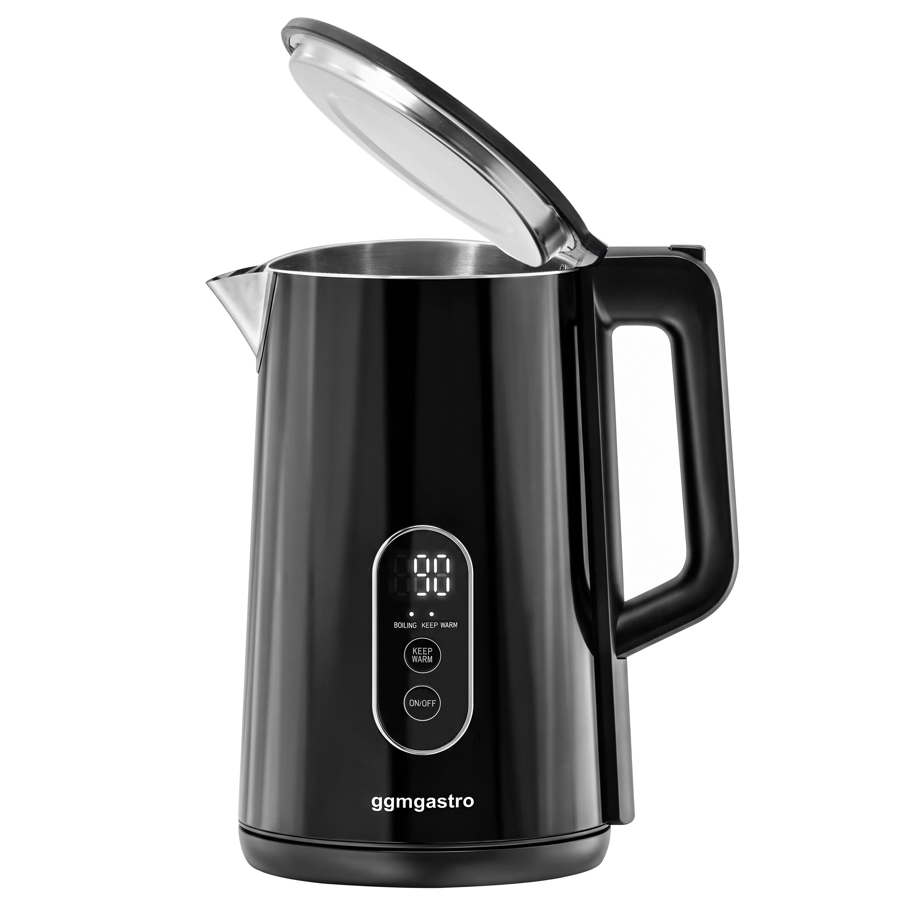 Su ısıtıcısı - 1,7 litre - 1,5 kW - Dijital - Siyah