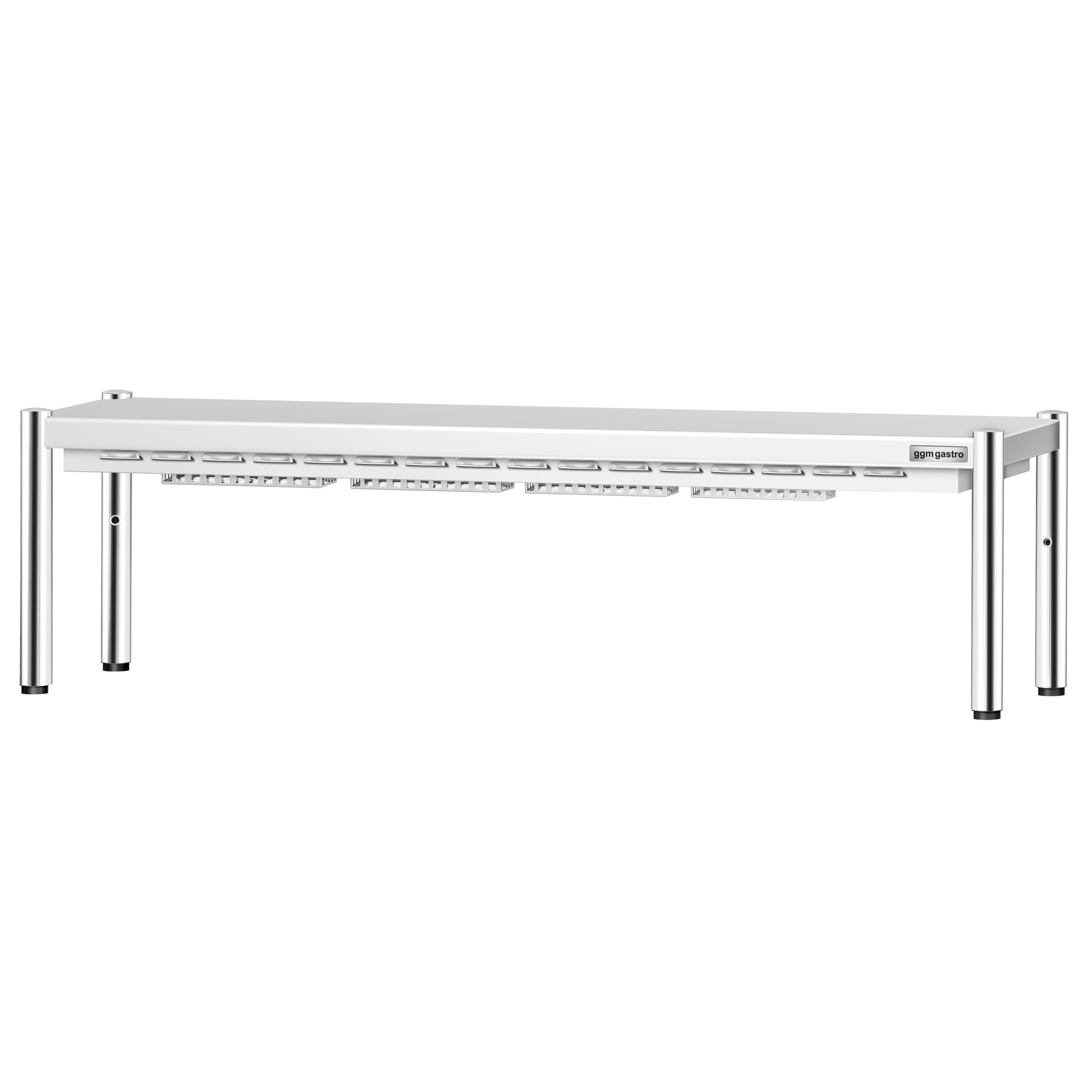 Pont chauffant PREMIUM infrarouge - 1800x370mm - 1,4kW - 1 étage chauffant - réglable en hauteur