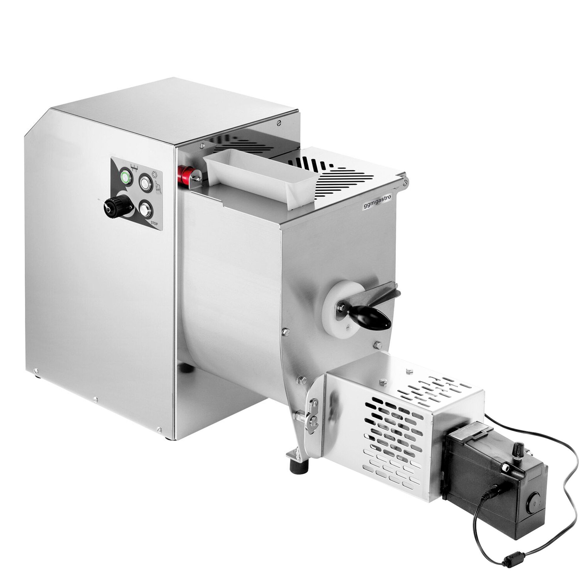 Machine à pâtes électrique – 8,4 kg/h – 750 watts – Ø 75 mm filière – incl. coupe-pâtes
