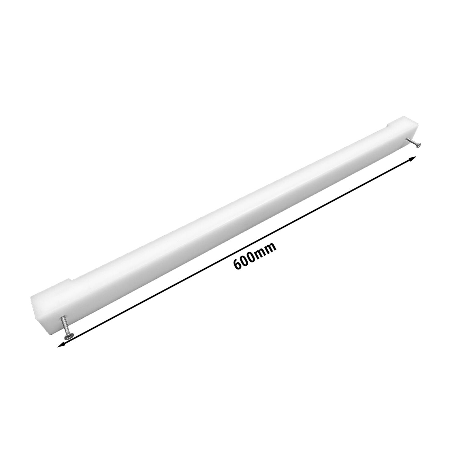 Porta coltelli - FKPGT - Plastica - Bianco - L30mm - da avvitare