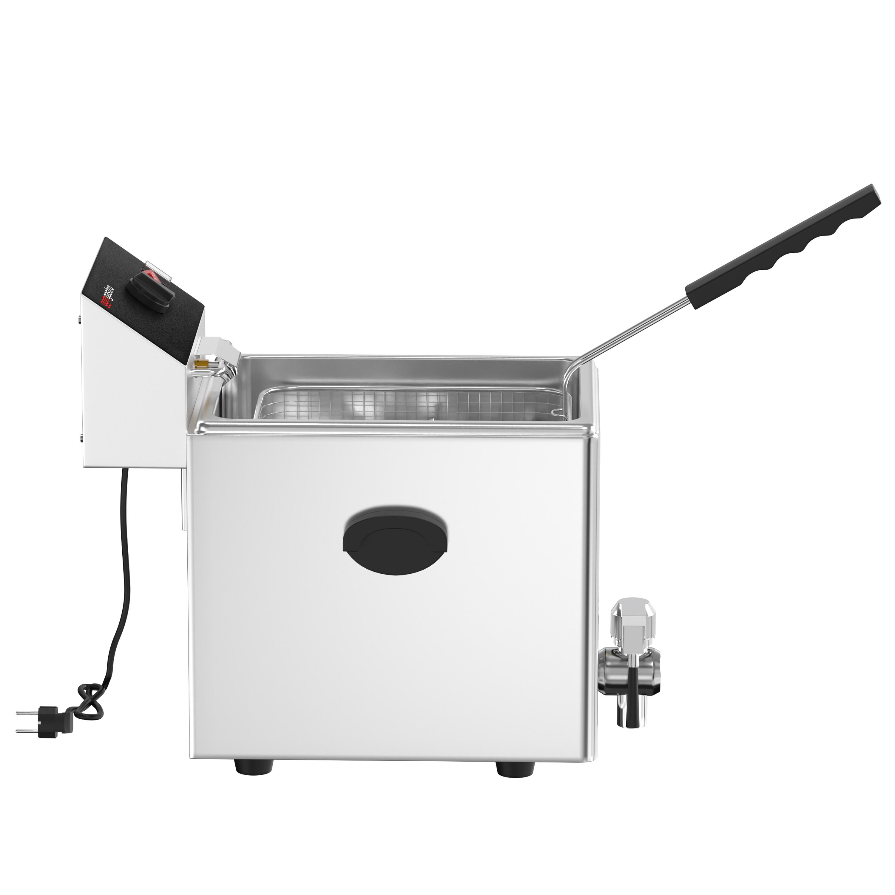 Friteuse électrique – 8 litres – 3,25 kW – avec robinet de vidange