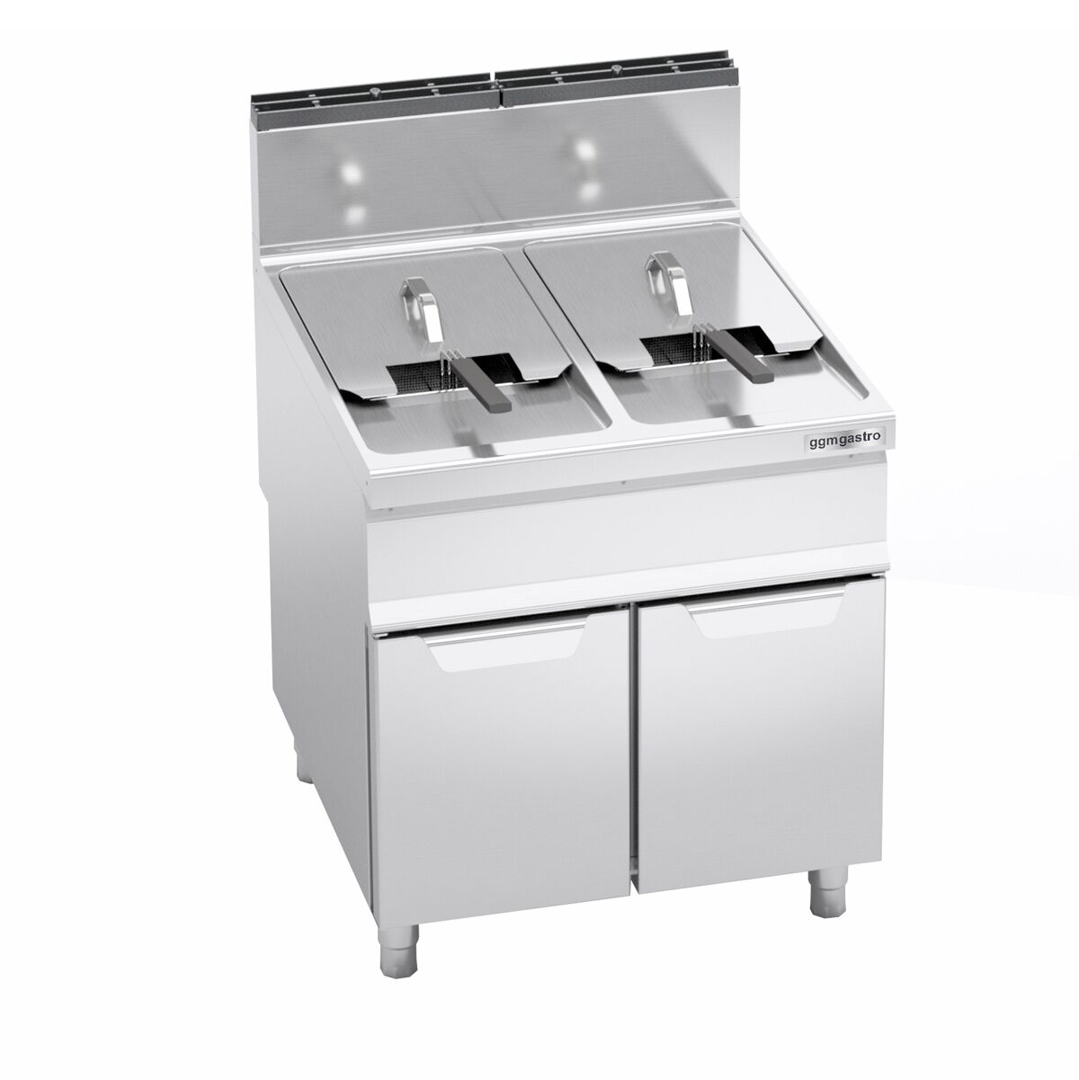 Friteuse à gaz double - 20 + 20 litres - 35 kW