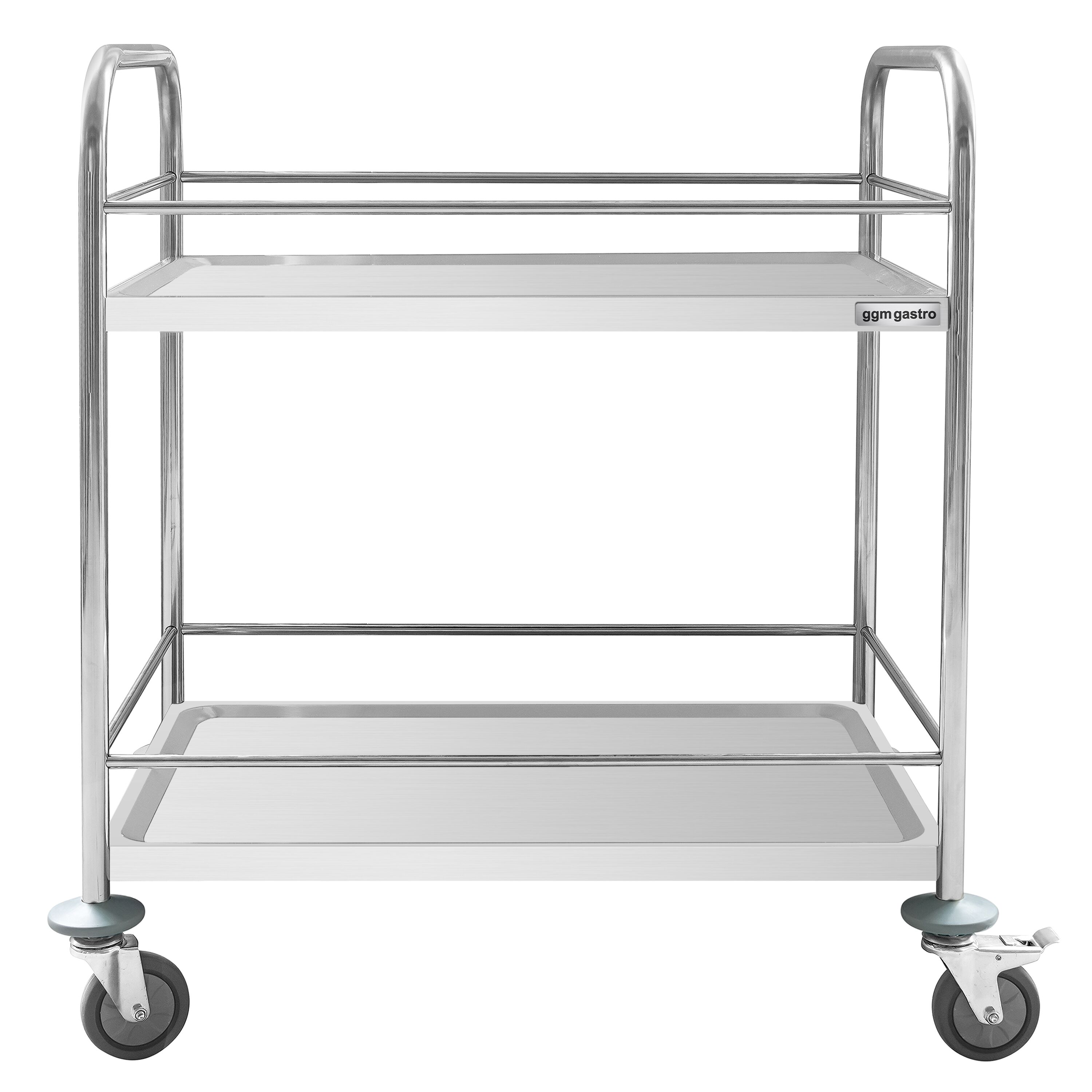 Chariot de service – 705x405 mm – avec 2 surfaces de rangement & renfort