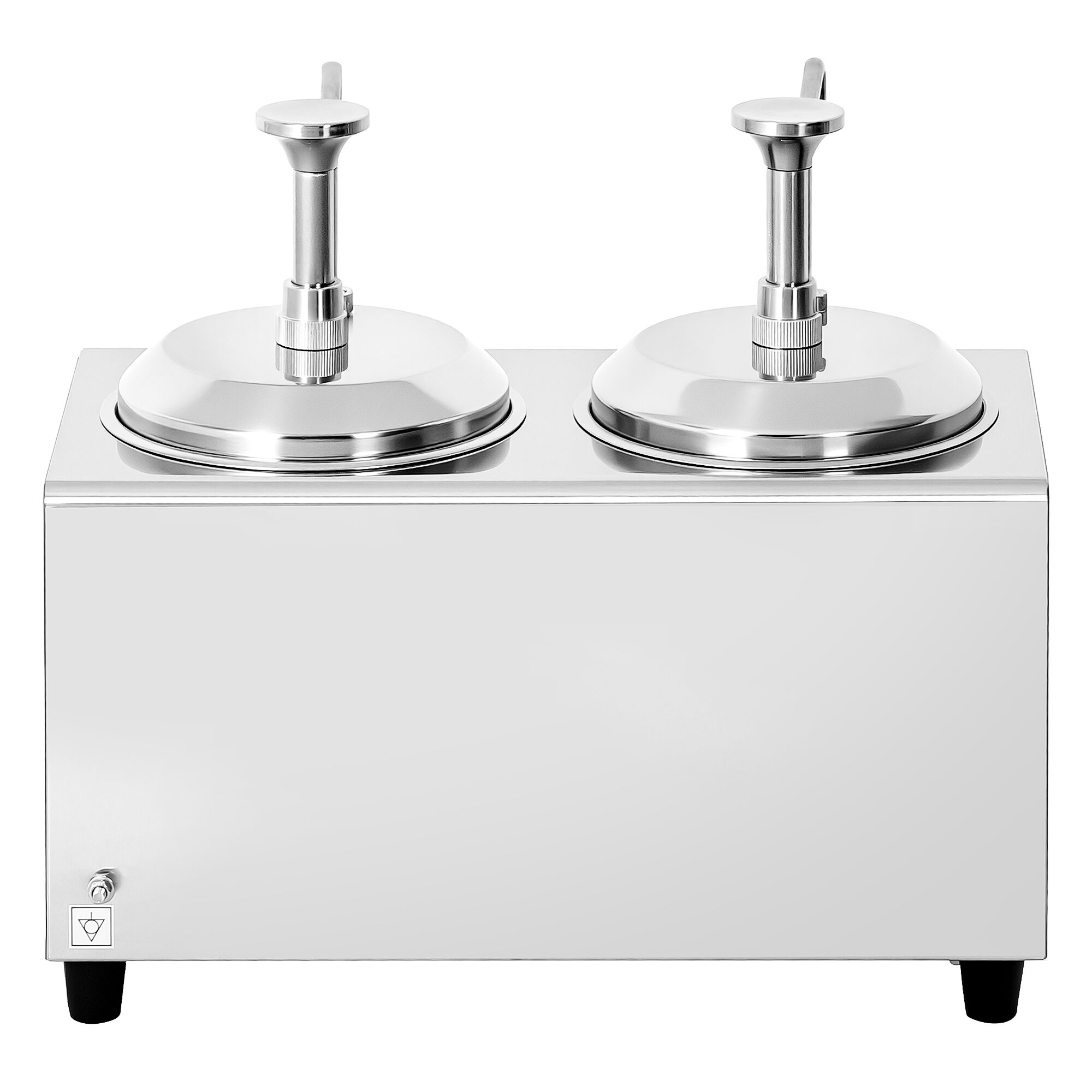 Distributeur de sauces chauffant - 1,2 kW - 2x 1,7 litres - incl. insert