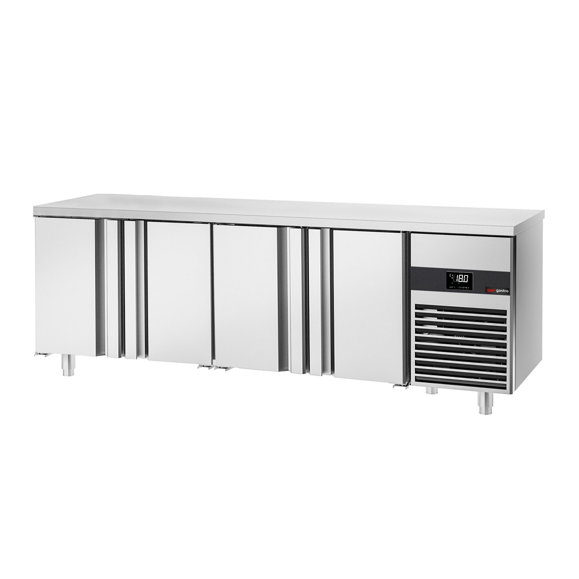 Table de congélation PREMIUM - 2300 x 700 mm - avec 4 portes