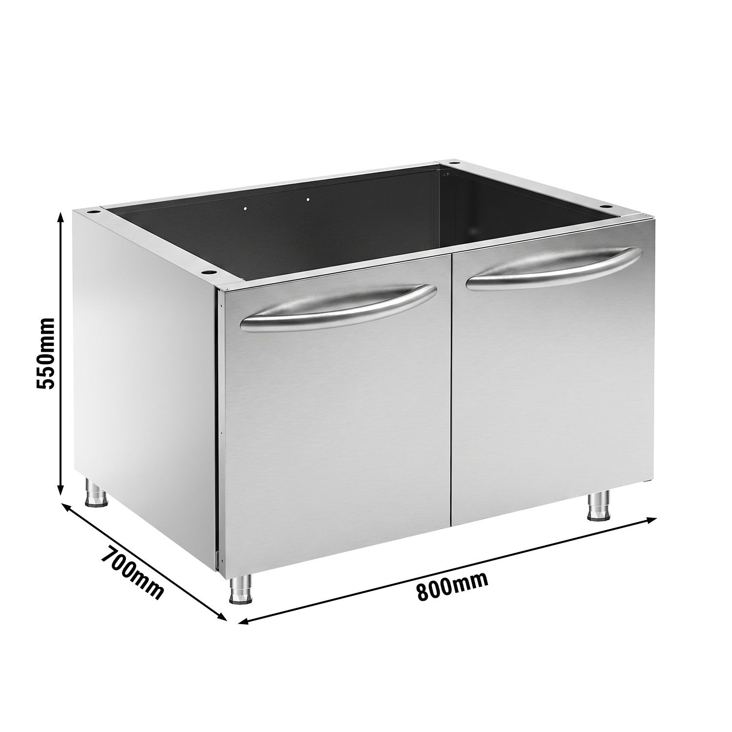 Armoire basse - 2 portes - compatible avec KGAT873 & KGUT873