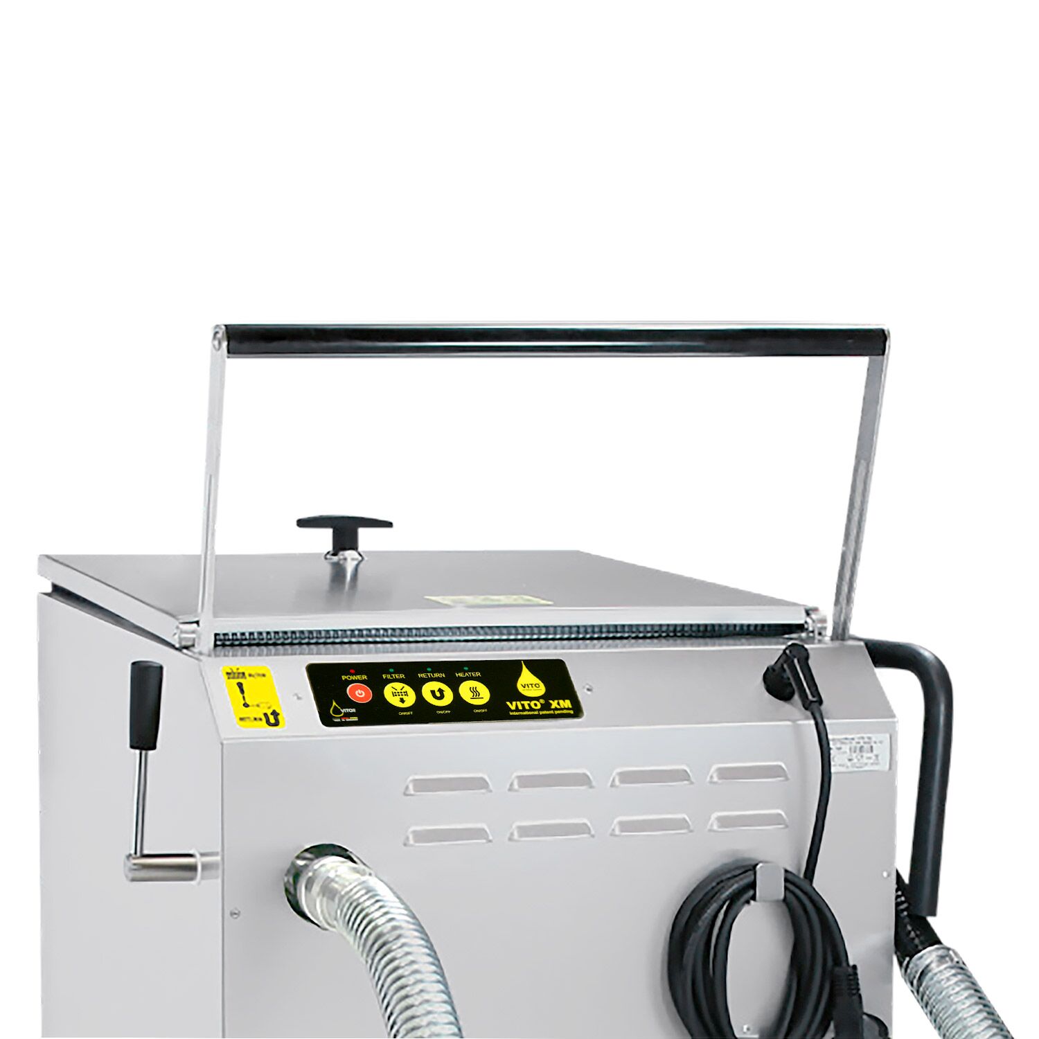 VITO | Commercial Fryer Oil Filter Machine - XS - Mobile Vacuum - 30 L/min - For Fryers up to 40 L