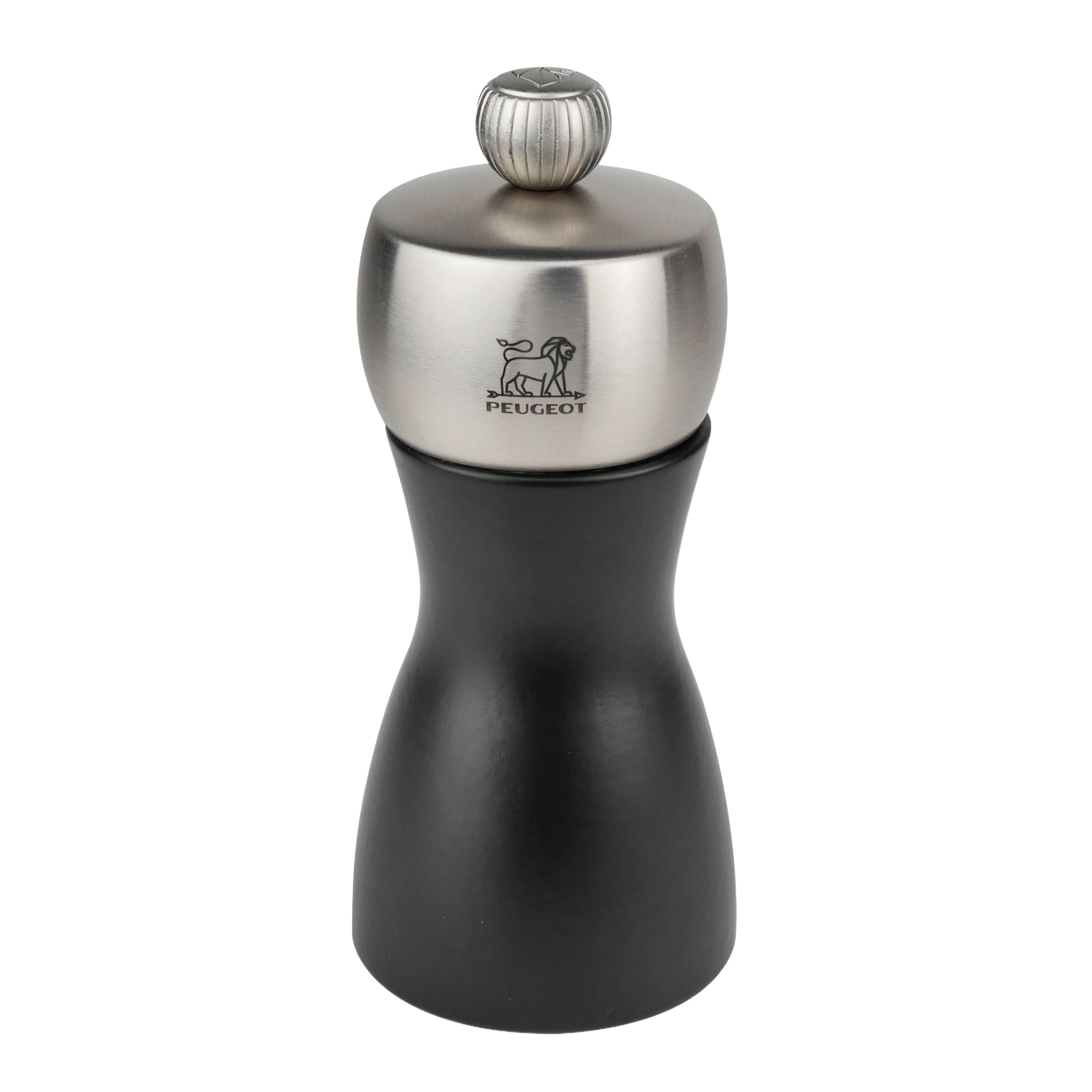 (6 pièces) PEUGEOT | FIDJI - Moulin à poivre - Bois - Noir mat - Hauteur : 120 mm