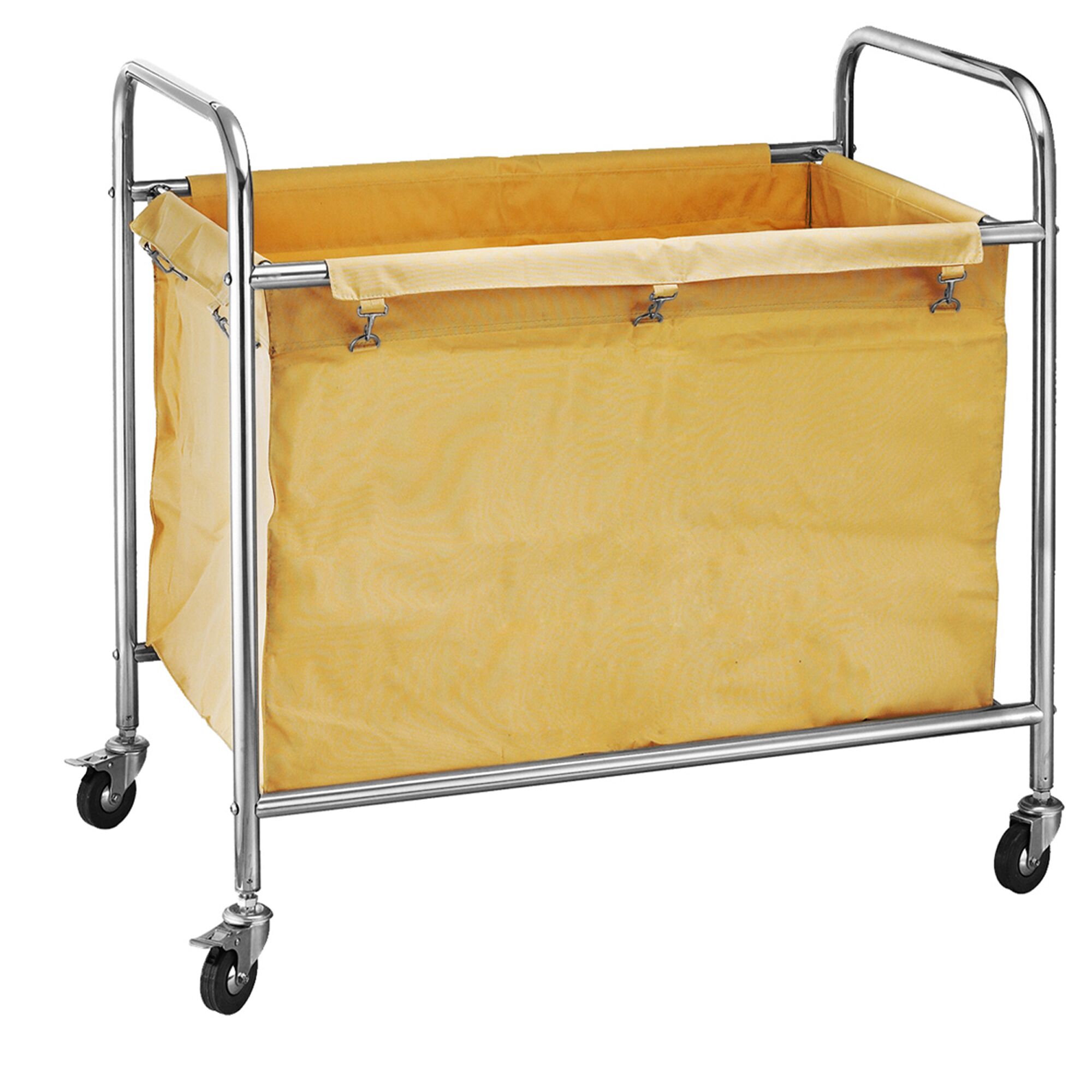 Chariot à linge - Capacité de charge 100kg - cadre en acier inoxydable