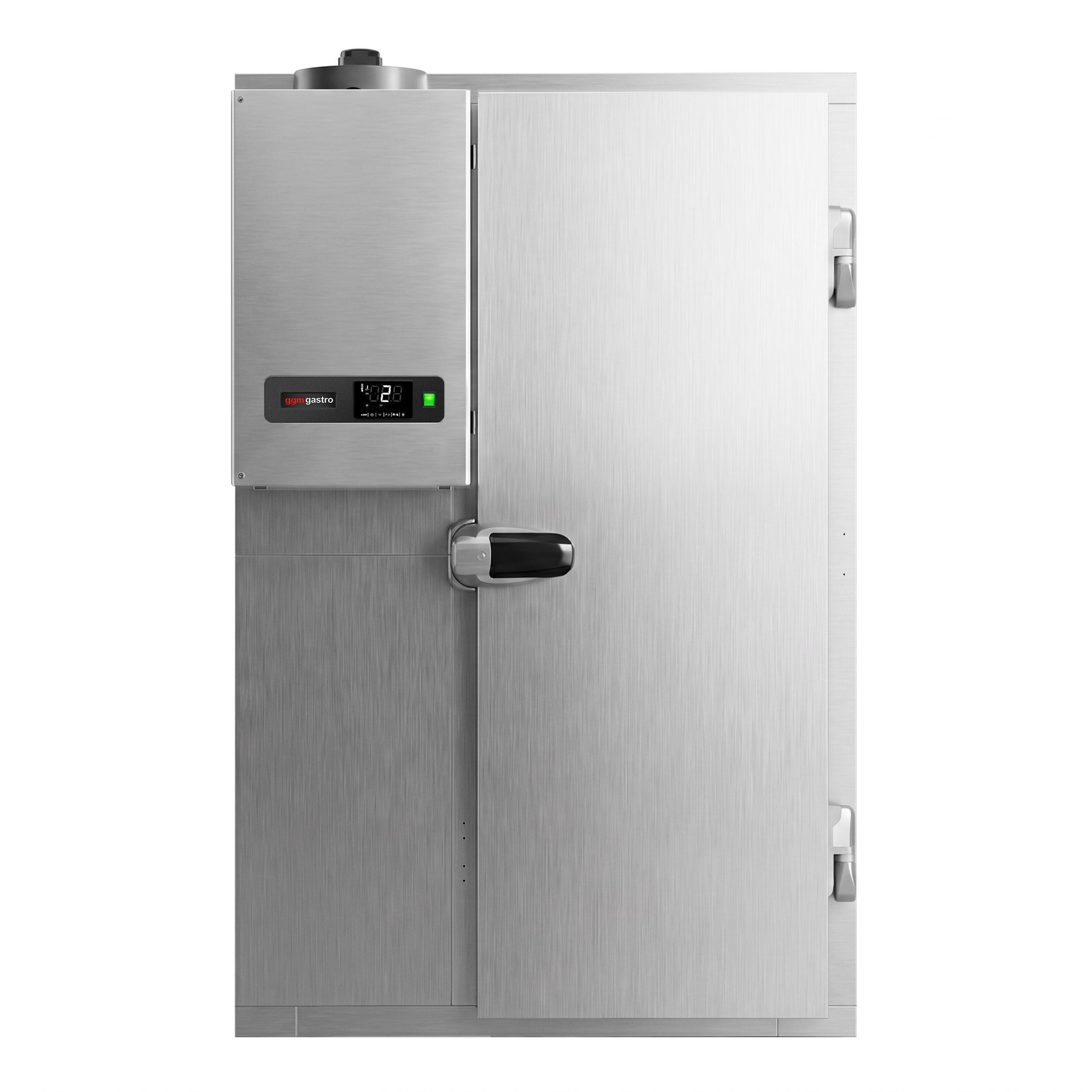 RVS koelcel - 1200x1200mm - 1,80m³ - incl. koelmotor