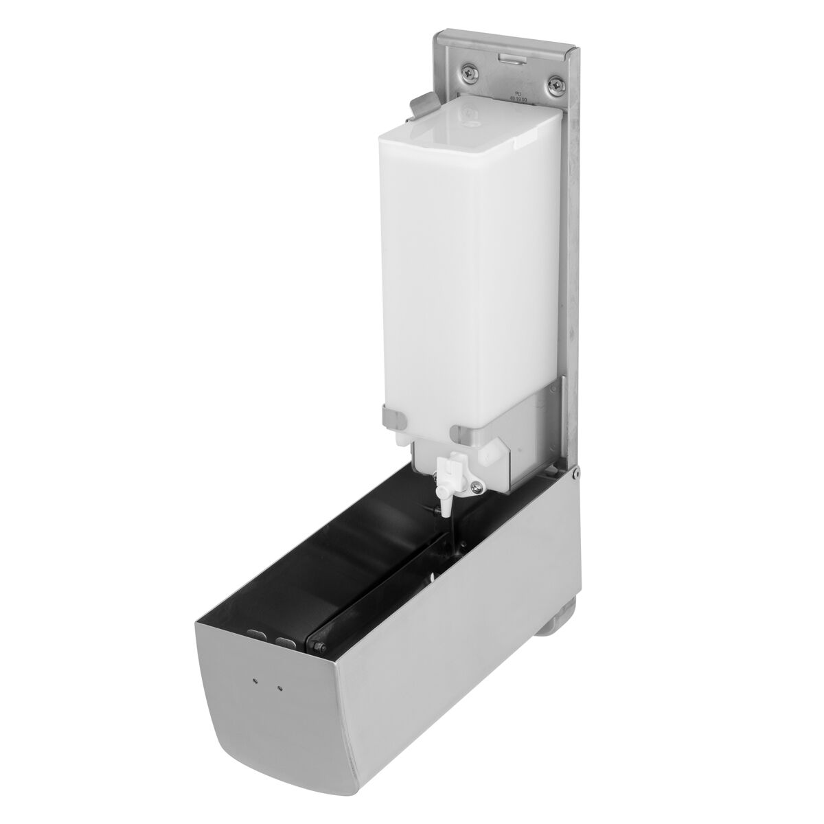 AIR-WOLF | Soap & Disinfectant Dispenser – Wall Mounted - Manual - 1.2 litre - Stainless - Stainless Steel Finish