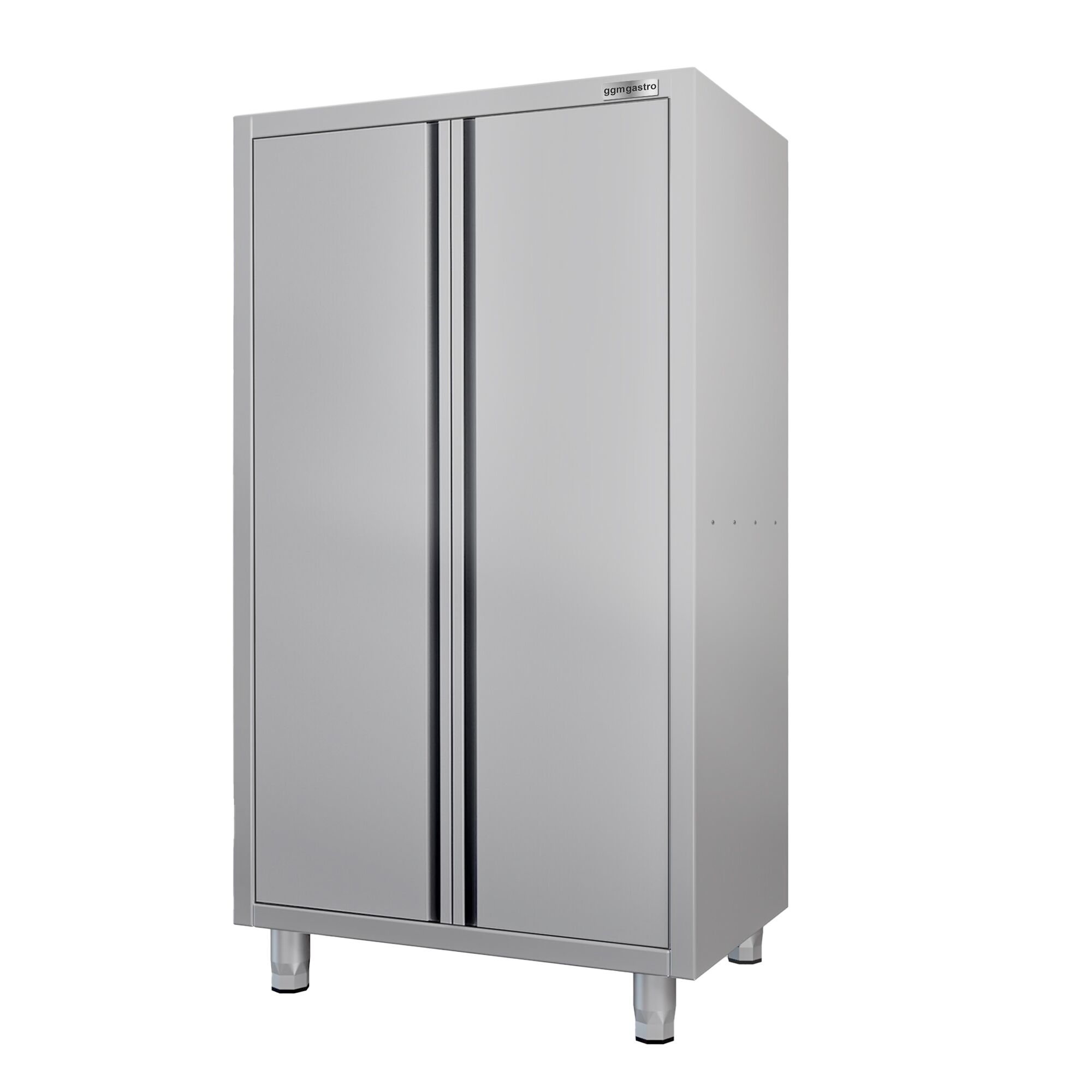 Armoire haute en inox ECO - 1000x600mm - 2 portes battantes - Hauteur: 1800mm
