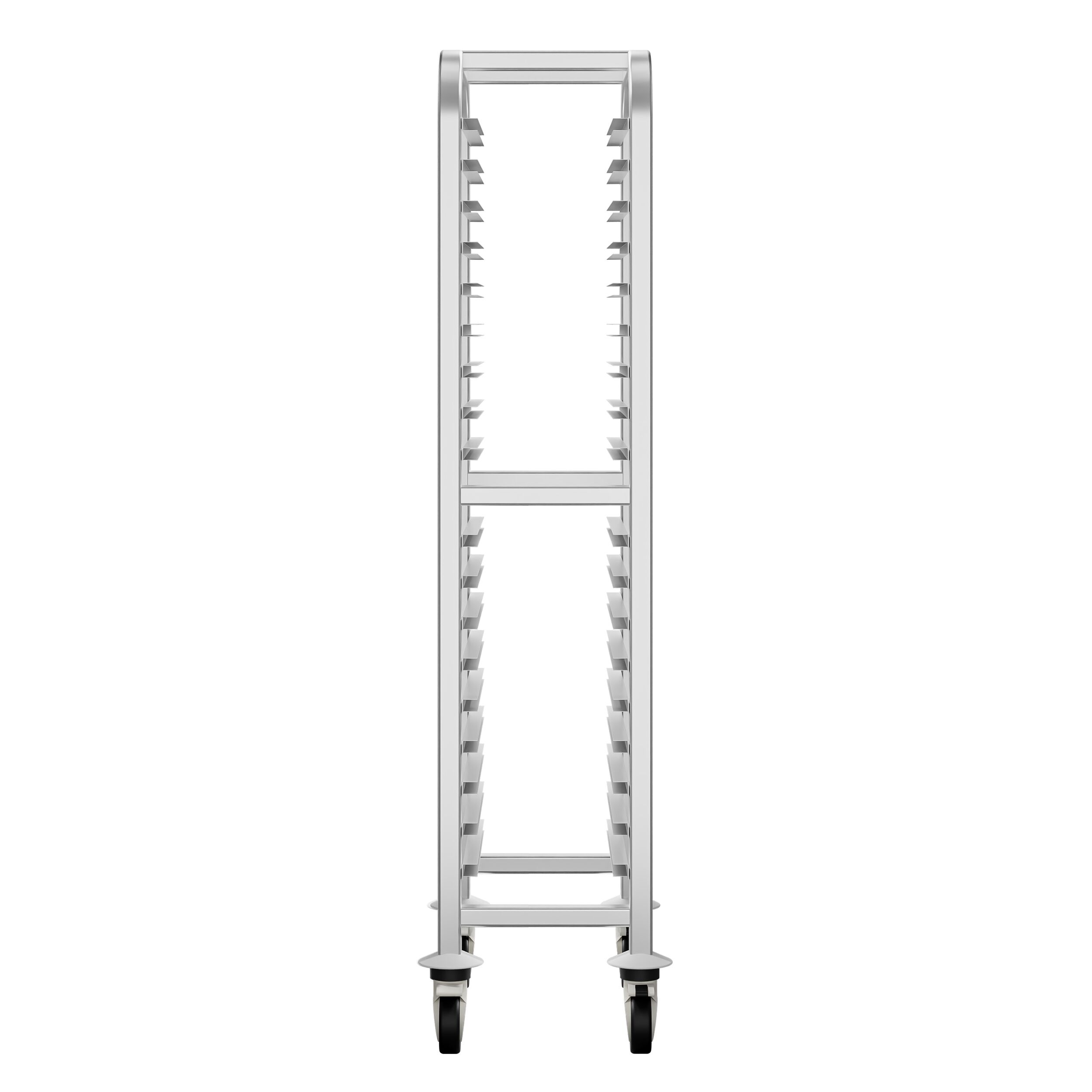 Tablettwagen - für 17 Tabletts GN 1/1 - mit leisen Rollen