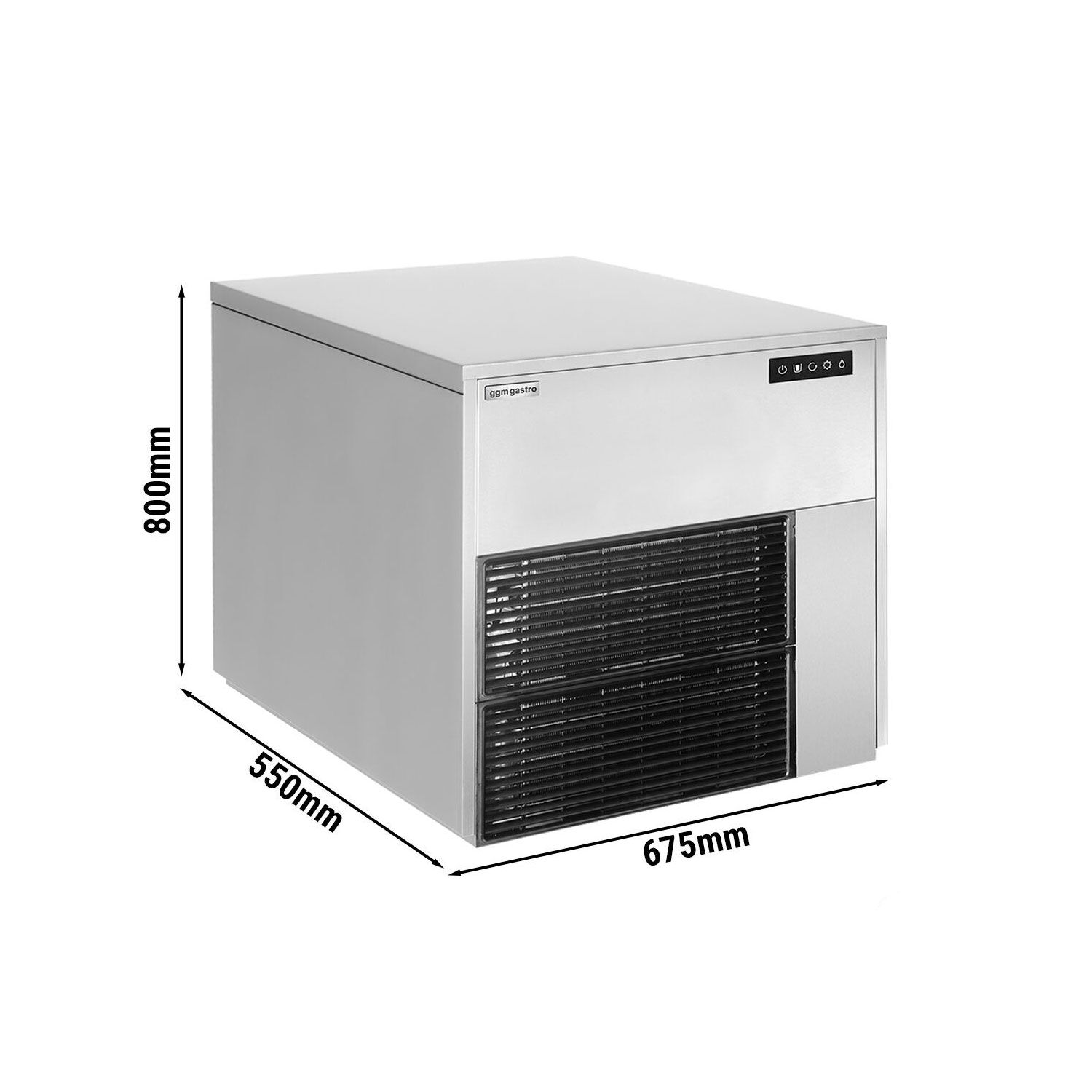 Machine à glace en grains - 550 kg/24 h
