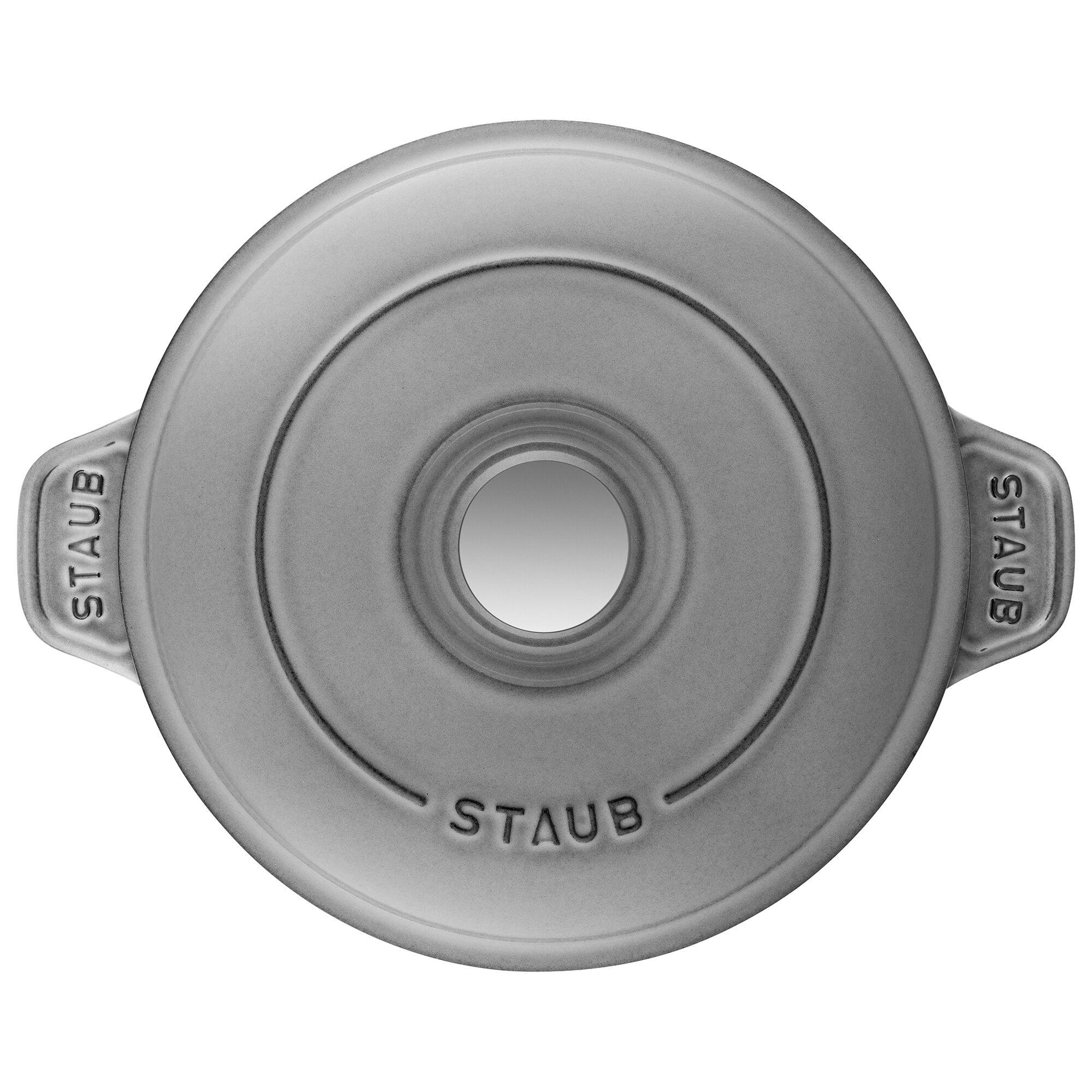 STAUB | Round Cast Iron Casserole with Lid – Ø 20 cm - Graphite Grey - Grill & Oven