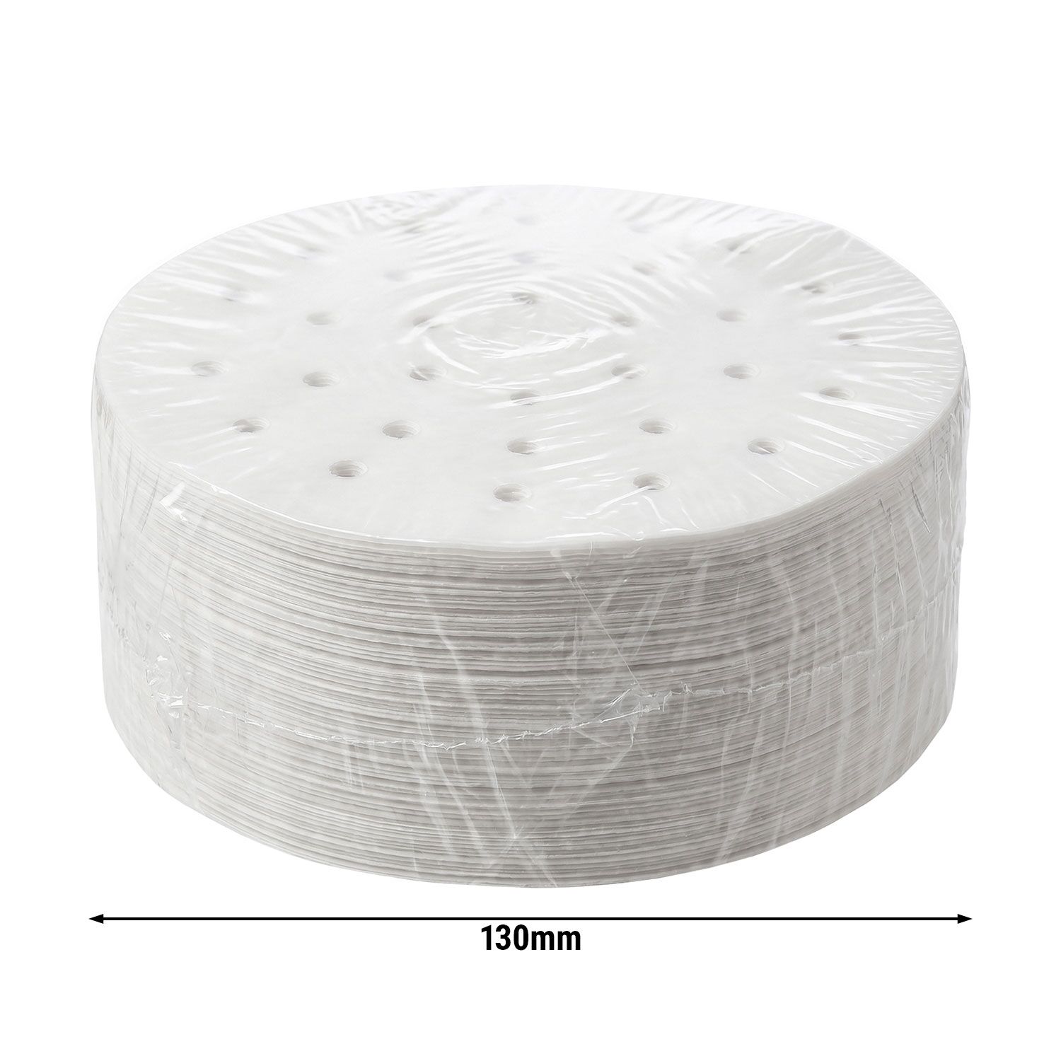 (500 sztuk) Papier do przekładania kotletów hamburgerowych – Ø 130 mm