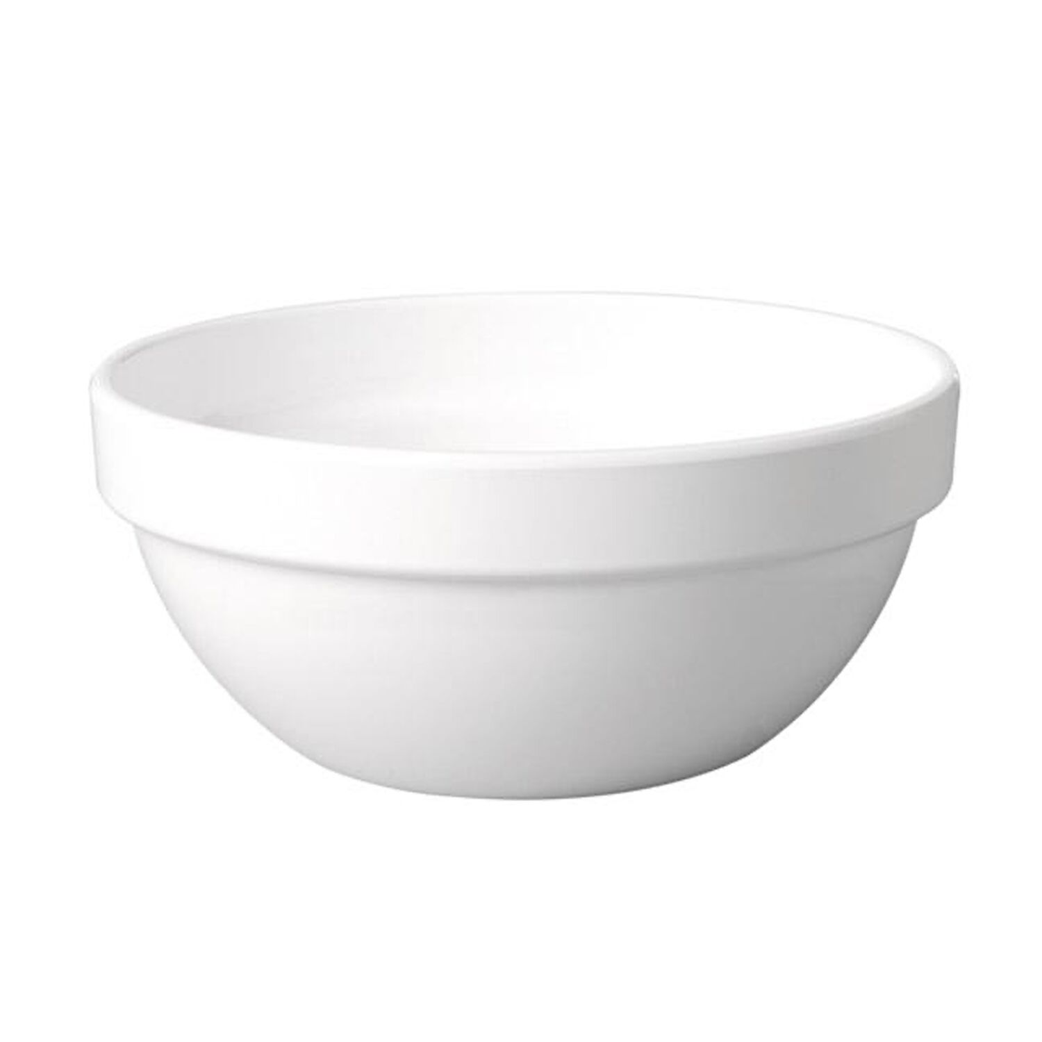 (6 pcs) Coupe - CASUAL MAXI - Mélamine - 1,8L - carré - 200x200mm - Profondeur : 90mm - Blanc
