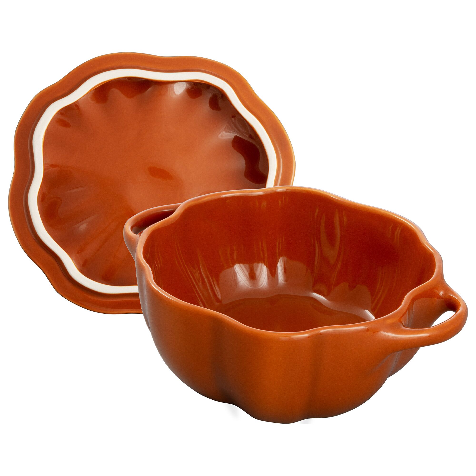 STAUB| Ceramic Pumpkin Cocotte – Cinnamon - Ø 150 mm