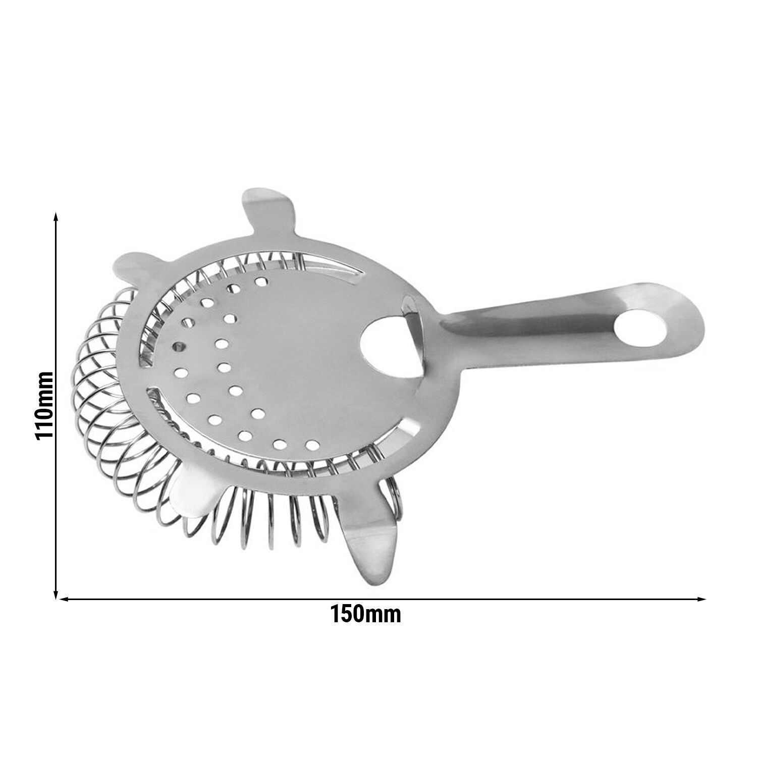 (6 pcs) Passoire Julep - Acier inoxydable - Ø80mm