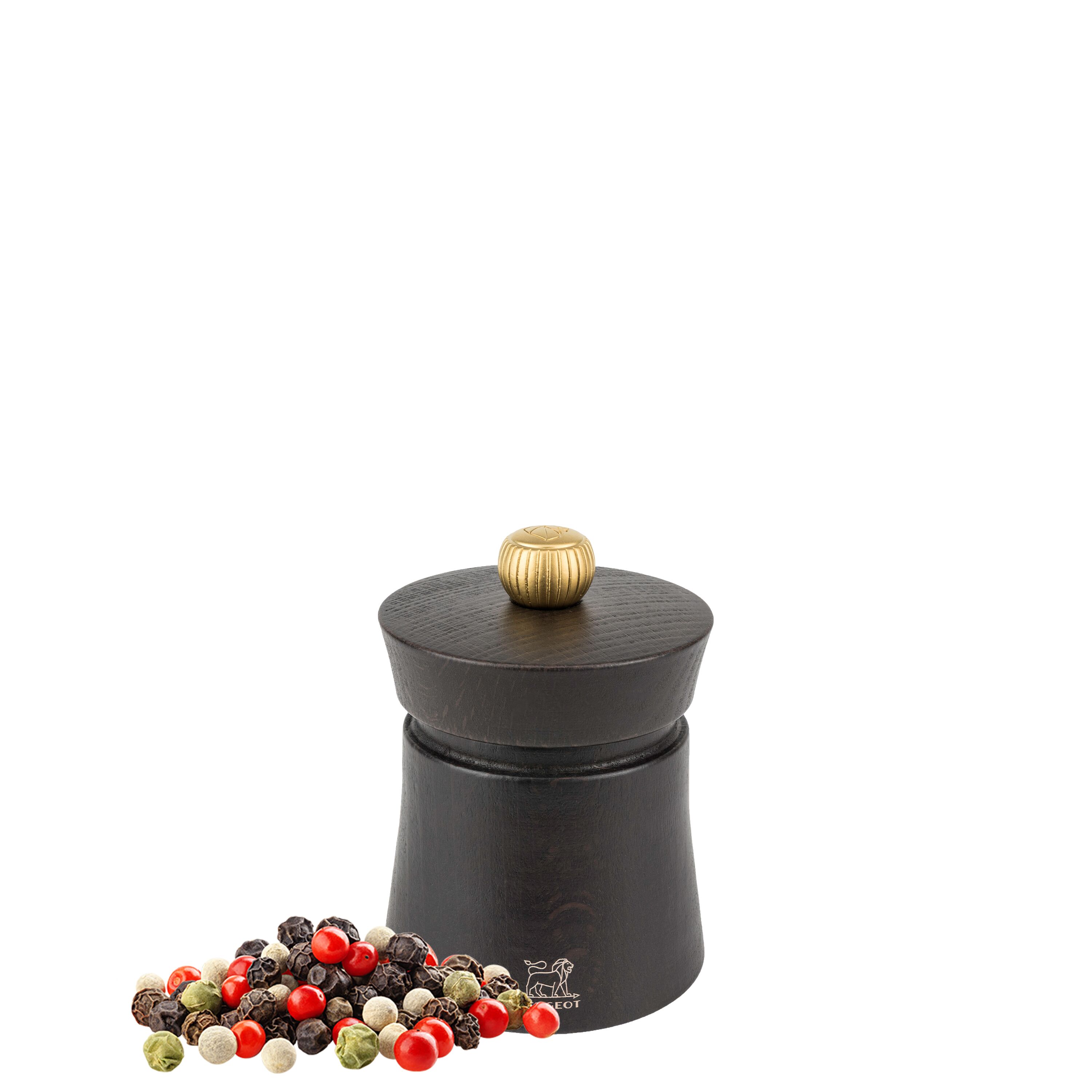 (6 pièces) PEUGEOT | BAYA - Moulin à poivre - Bois - Chocolat - Hauteur : 80 mm