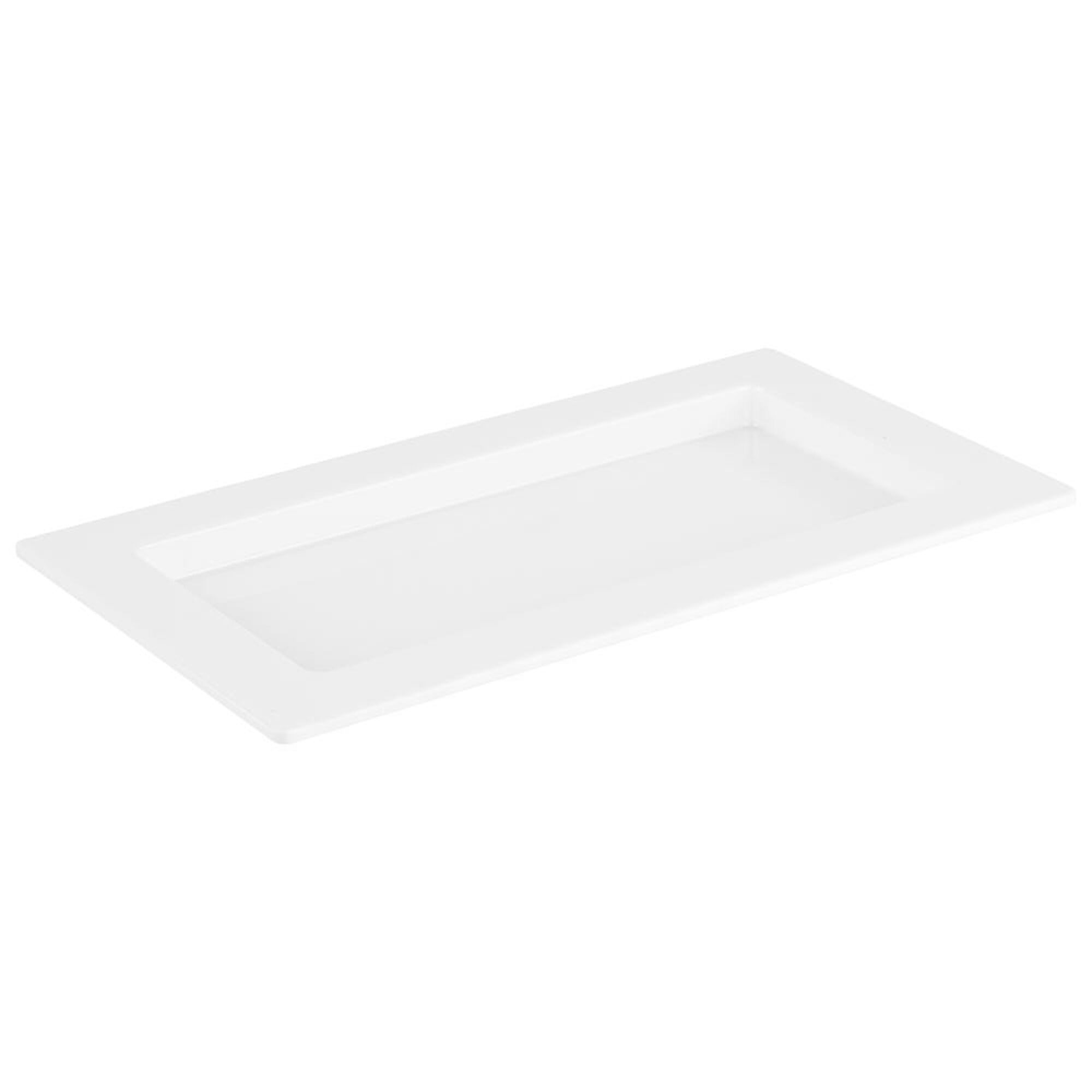 (6 pièces) Plateau GN 1/3 – FRAMES – Mélamine – Hauteur : 20 mm – Blanc