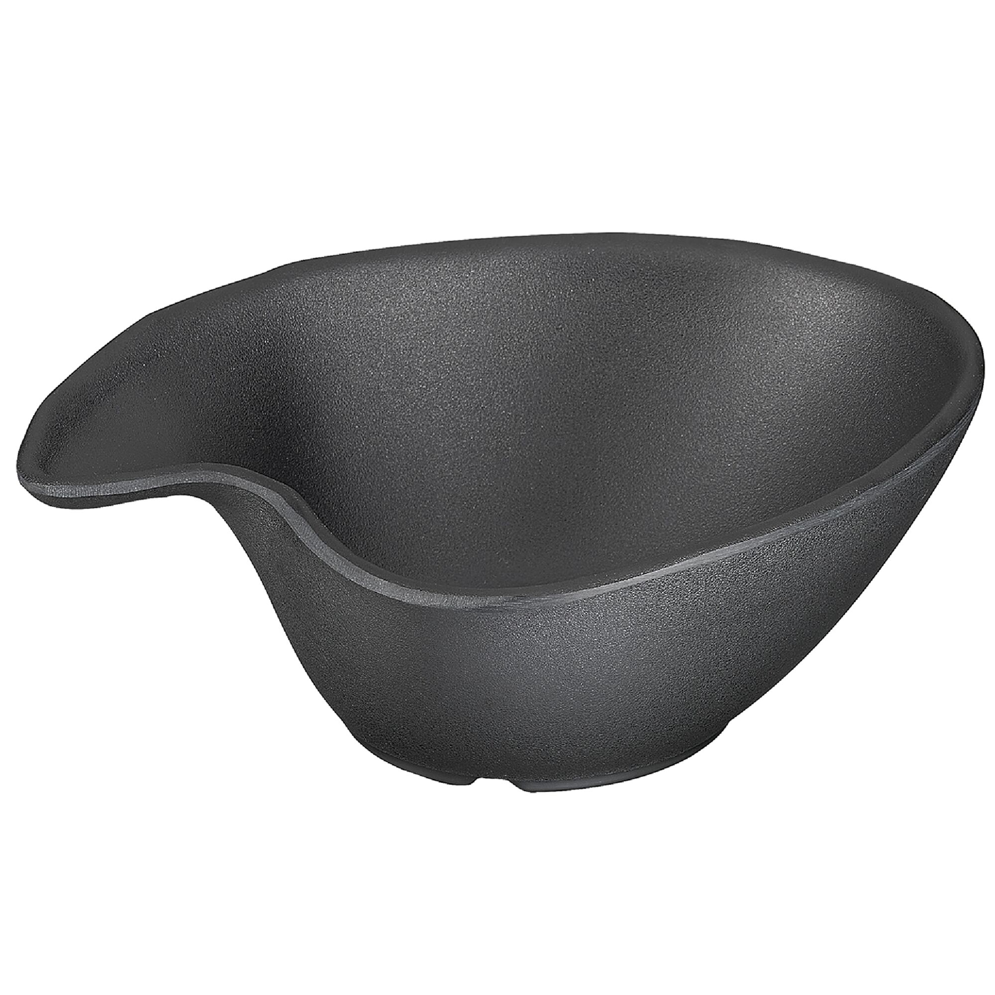 (6 pièces) Bol - ZEN - Mélamine - 0,2 litre - 145 x 125 mm - Noir