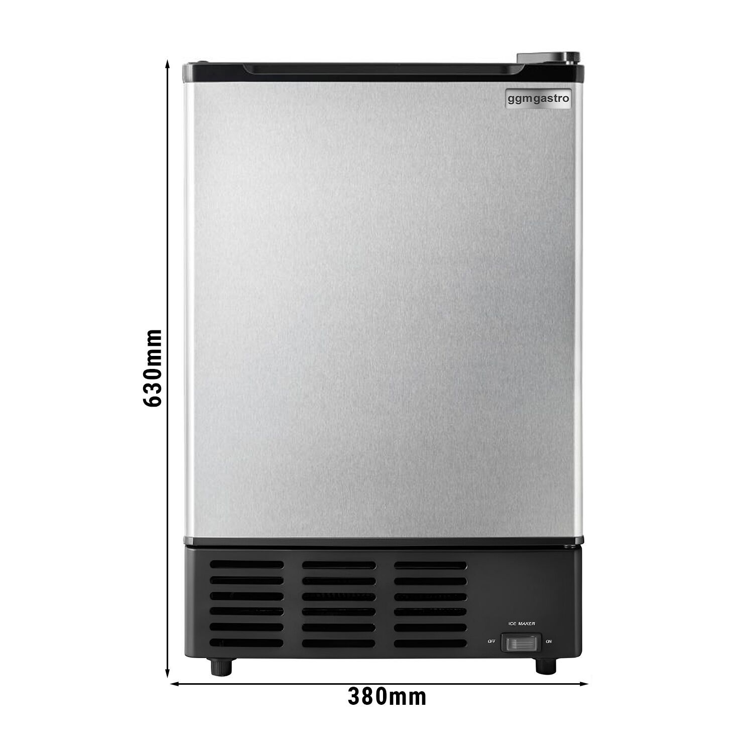 Machine à glaçons - Demi-cercle - 6kg/24 h