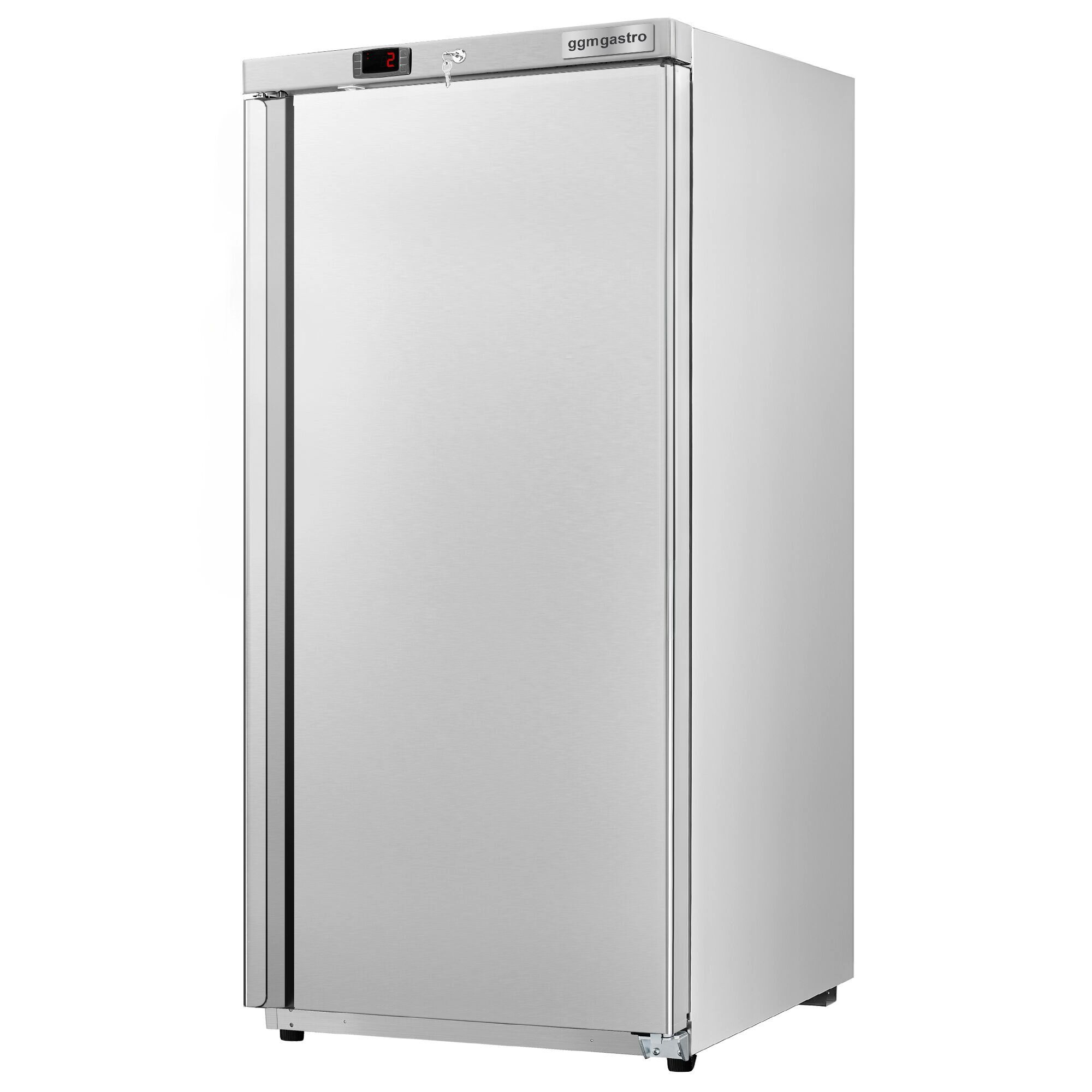 Réfrigérateur de stockage inox ECO – 600 litres – avec 1 porte – intérieur de la porte en plastique