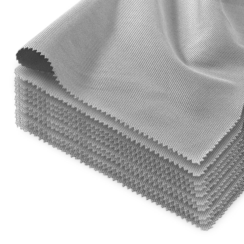 (10 pièces) Chiffon en microfibre / torchon à verres - 500 x 700 mm - Gris