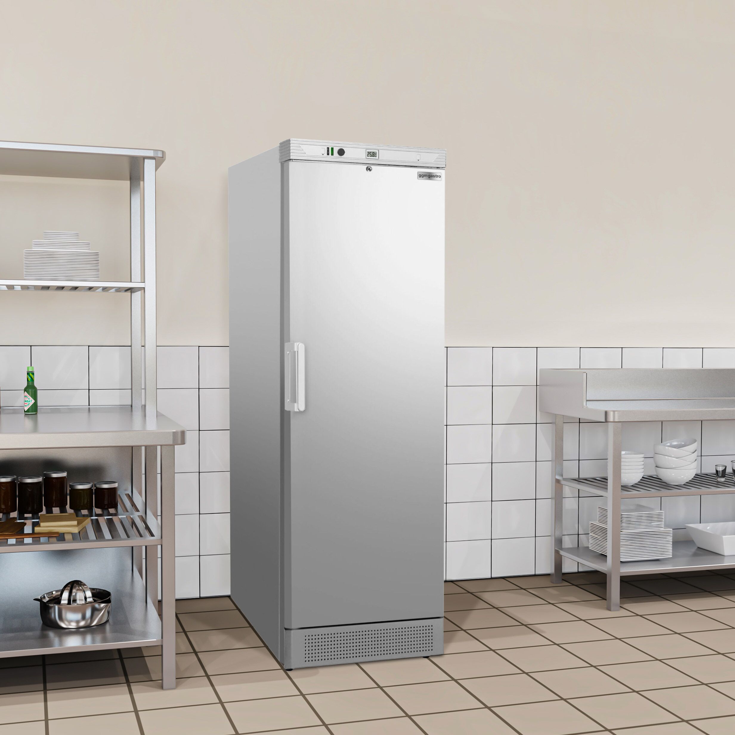 Armoire réfrigérée PREMIUM - 345L - 1 porte pleine