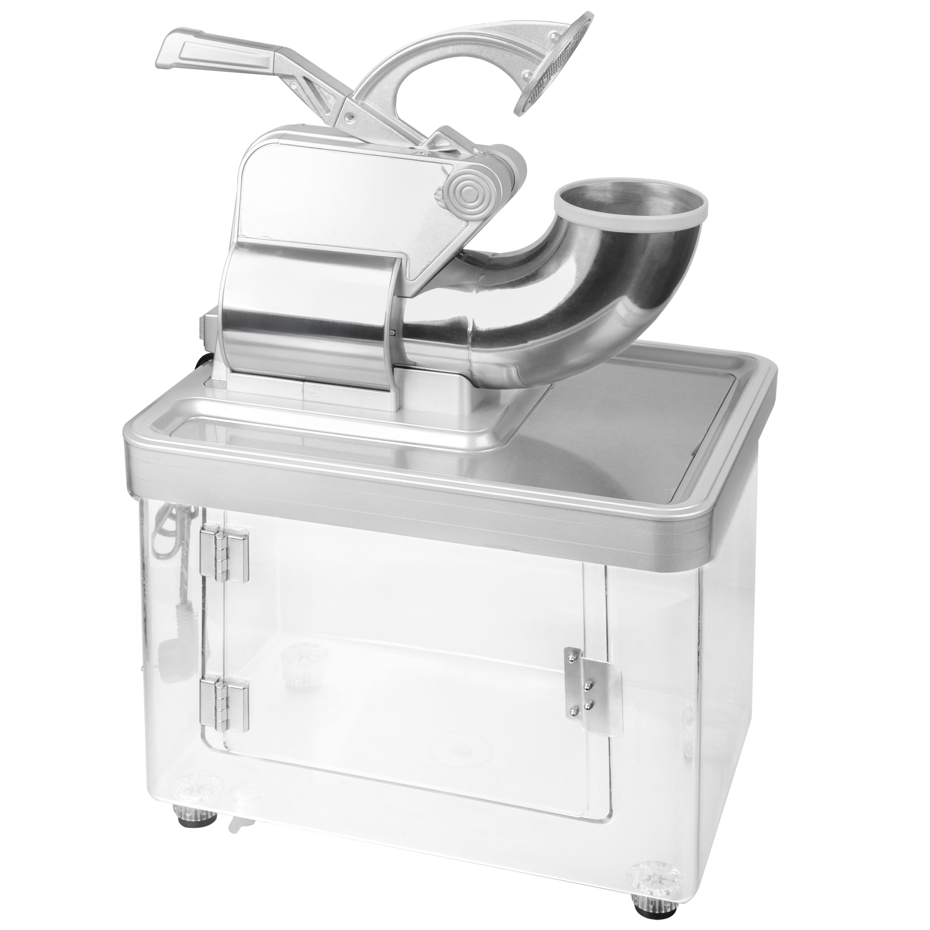 Broyeur à glace - 5,0kg/min - 350W - Acier inoxydable - avec bac collecteur 1,0kg